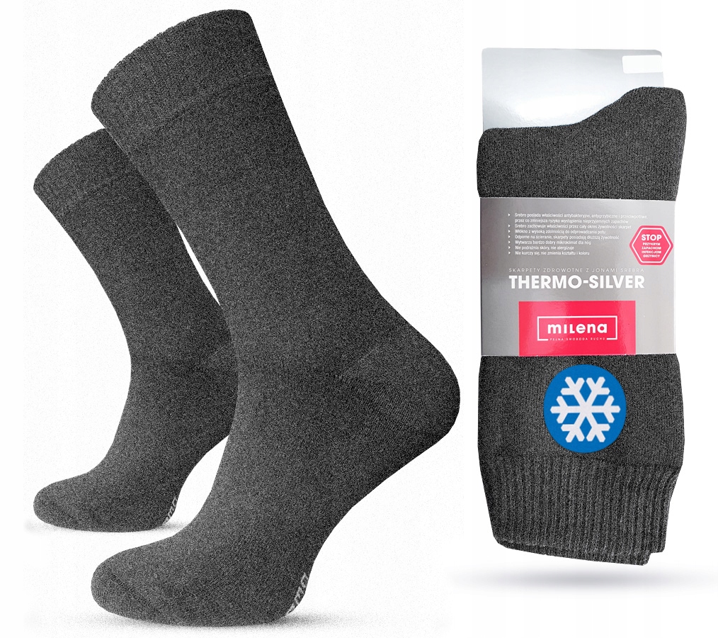 

Skarpety męskie grube ciepłe Termoaktywne *44-46