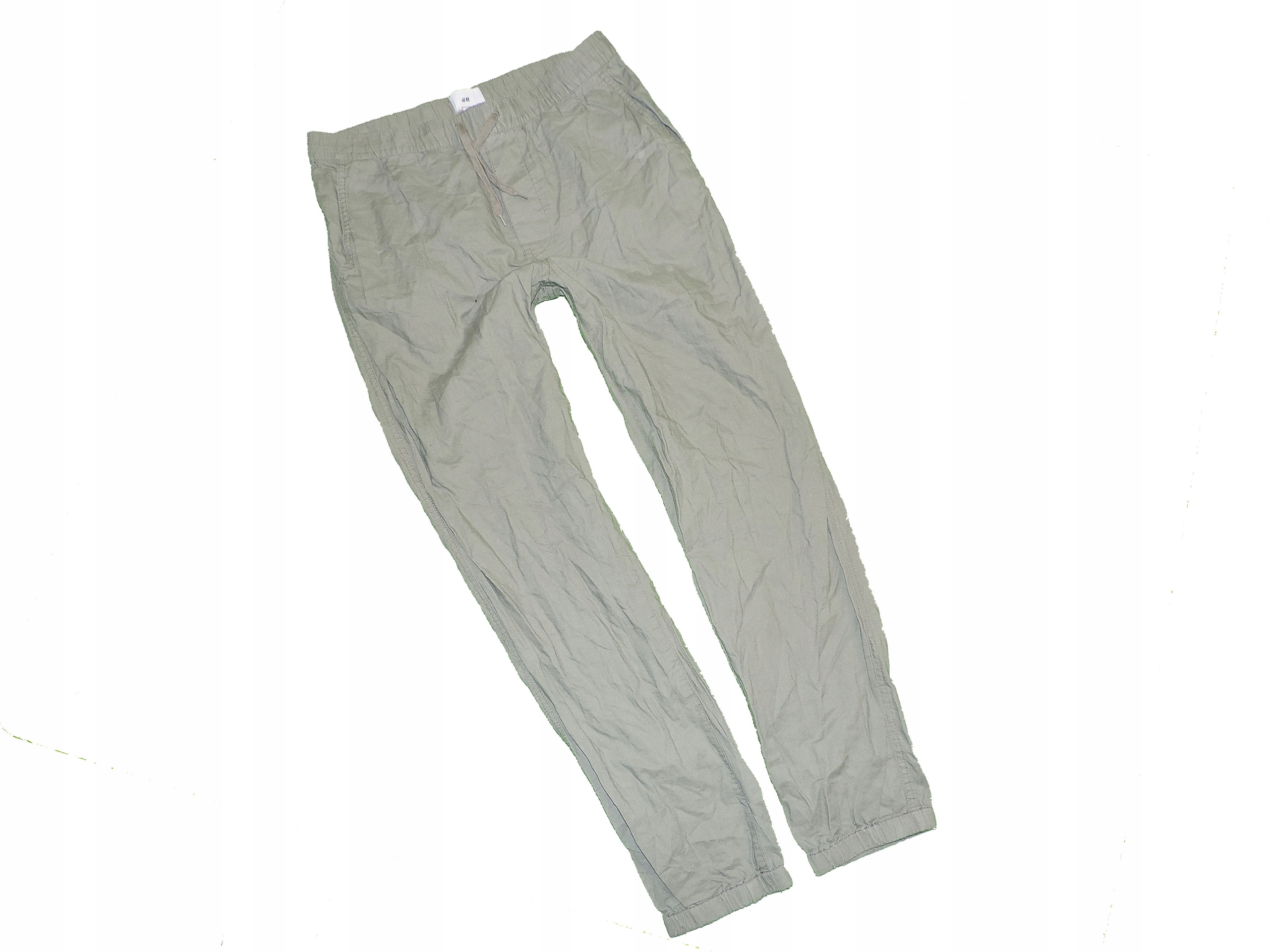 H&M__STYLOWE DAMSKIE SPODNIE LEN__S