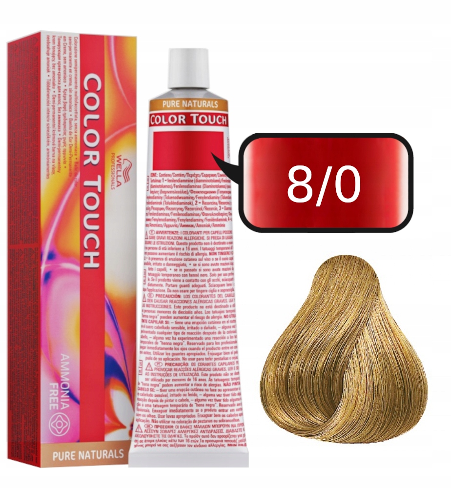 Barva Barva Wella Color Touch 60 ml 8/0