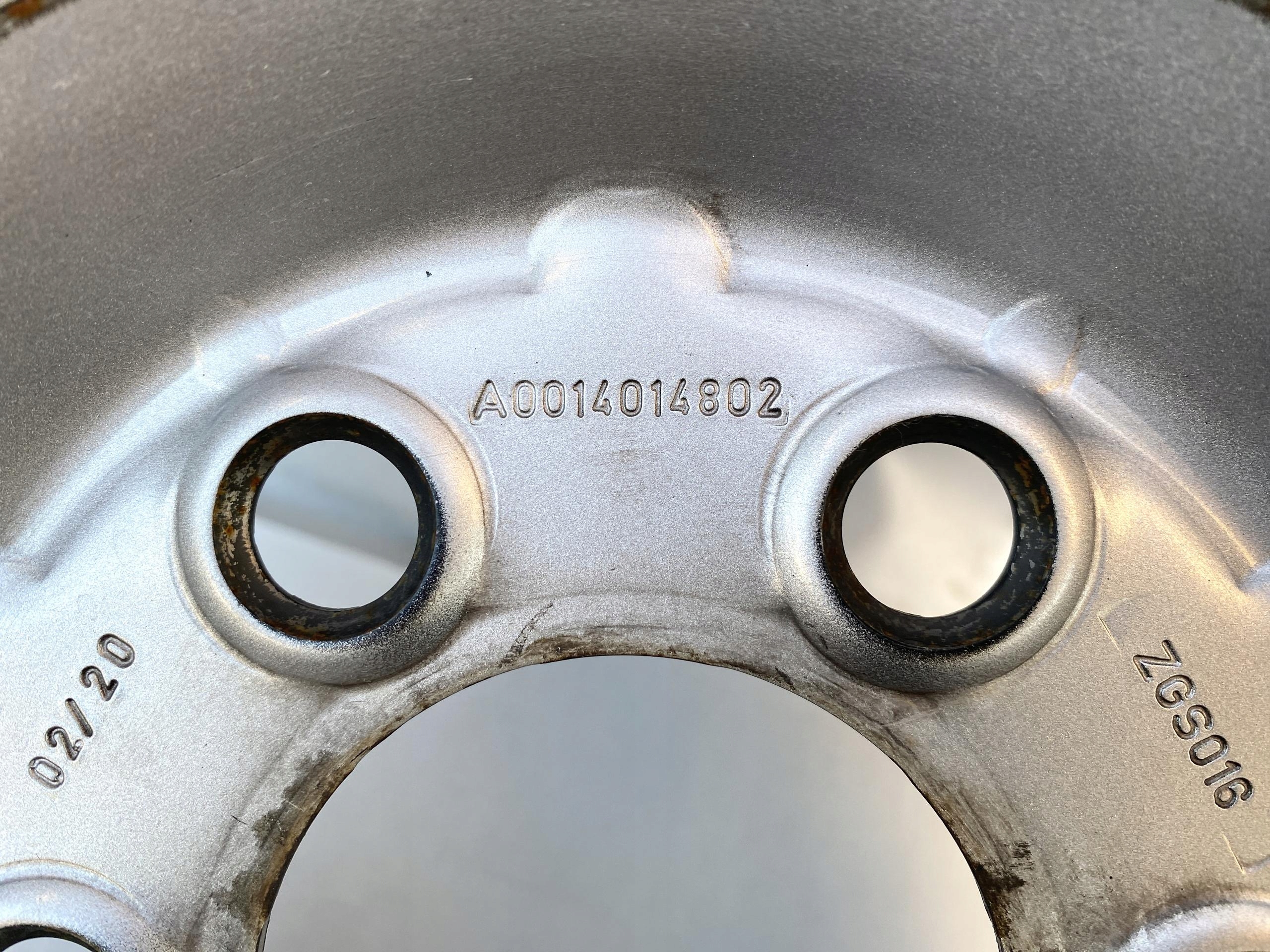 MERCEDES SPRINTER 906 907 06- disk STALOWA SREBRNA 16" original