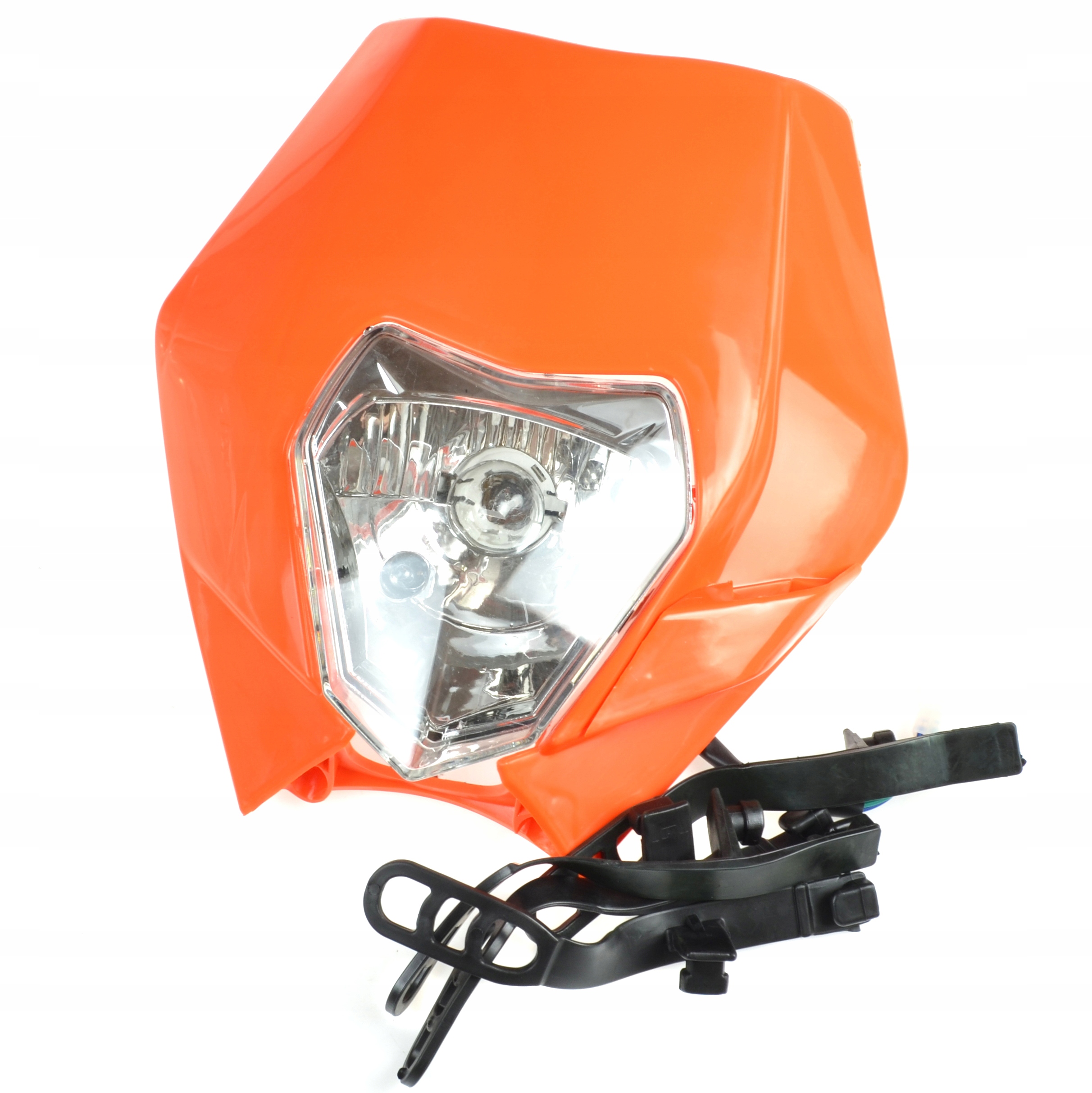 Univerzální krytka s lampou montážní sada BA20D oranžová