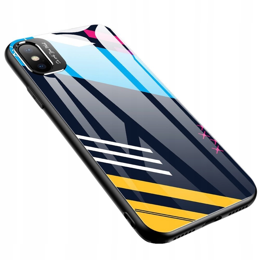

Color Glass Case etui do iPhone Xs / iPhone X patt