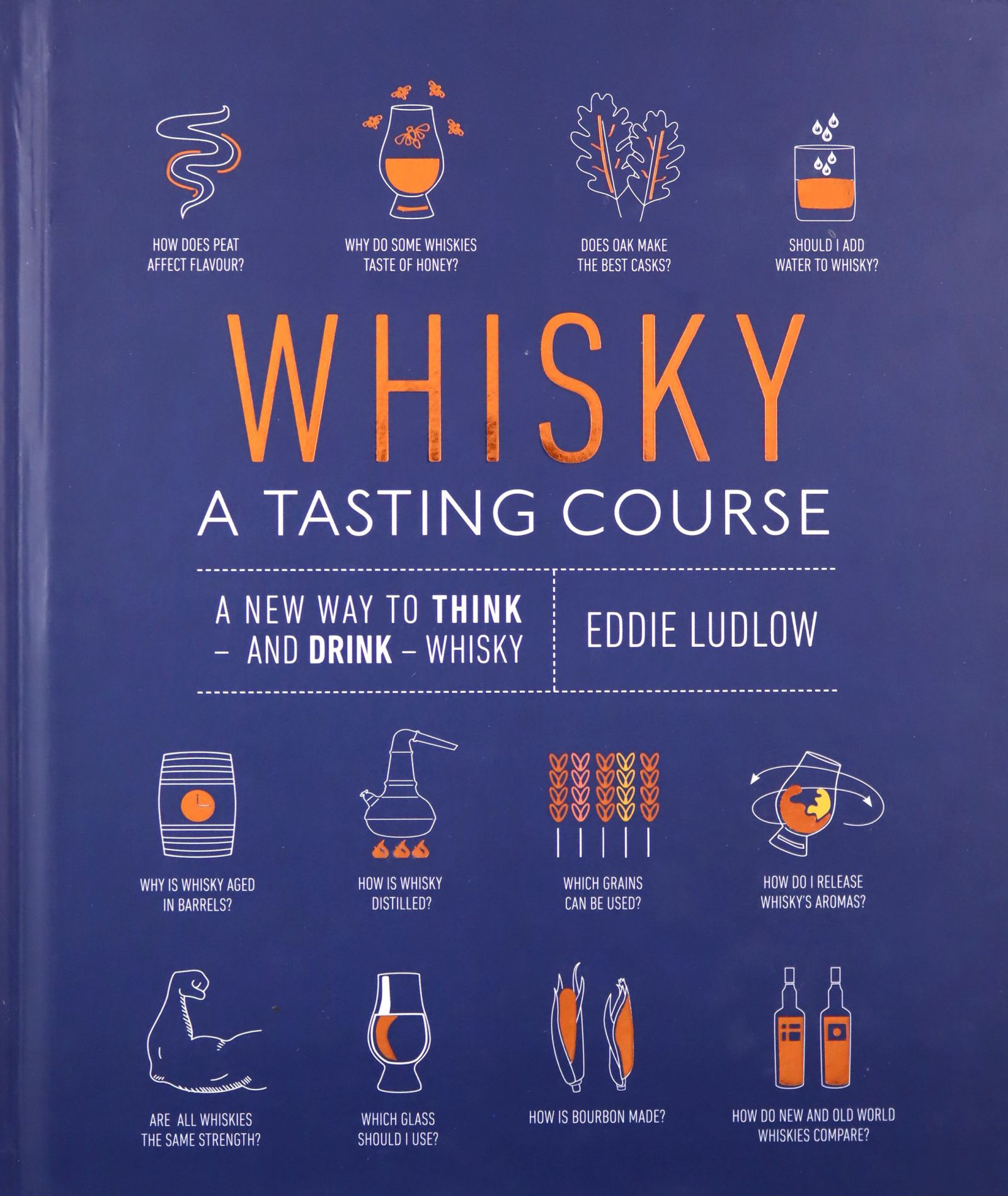 WHISKY A TASTING COURSE - Eddie Ludlow (KSIĄŻKA)