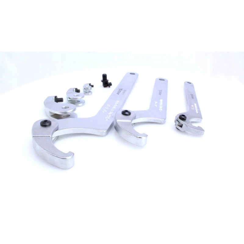 KLUCZE HAKOWE 8szt ZESTAW KLUCZY 35 120mm HAKI Number of Elements sets