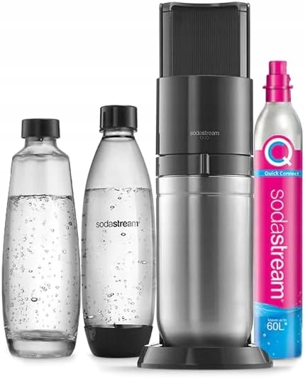 Výrobník Sody bílý 1l Sklo plast automatický elegantní