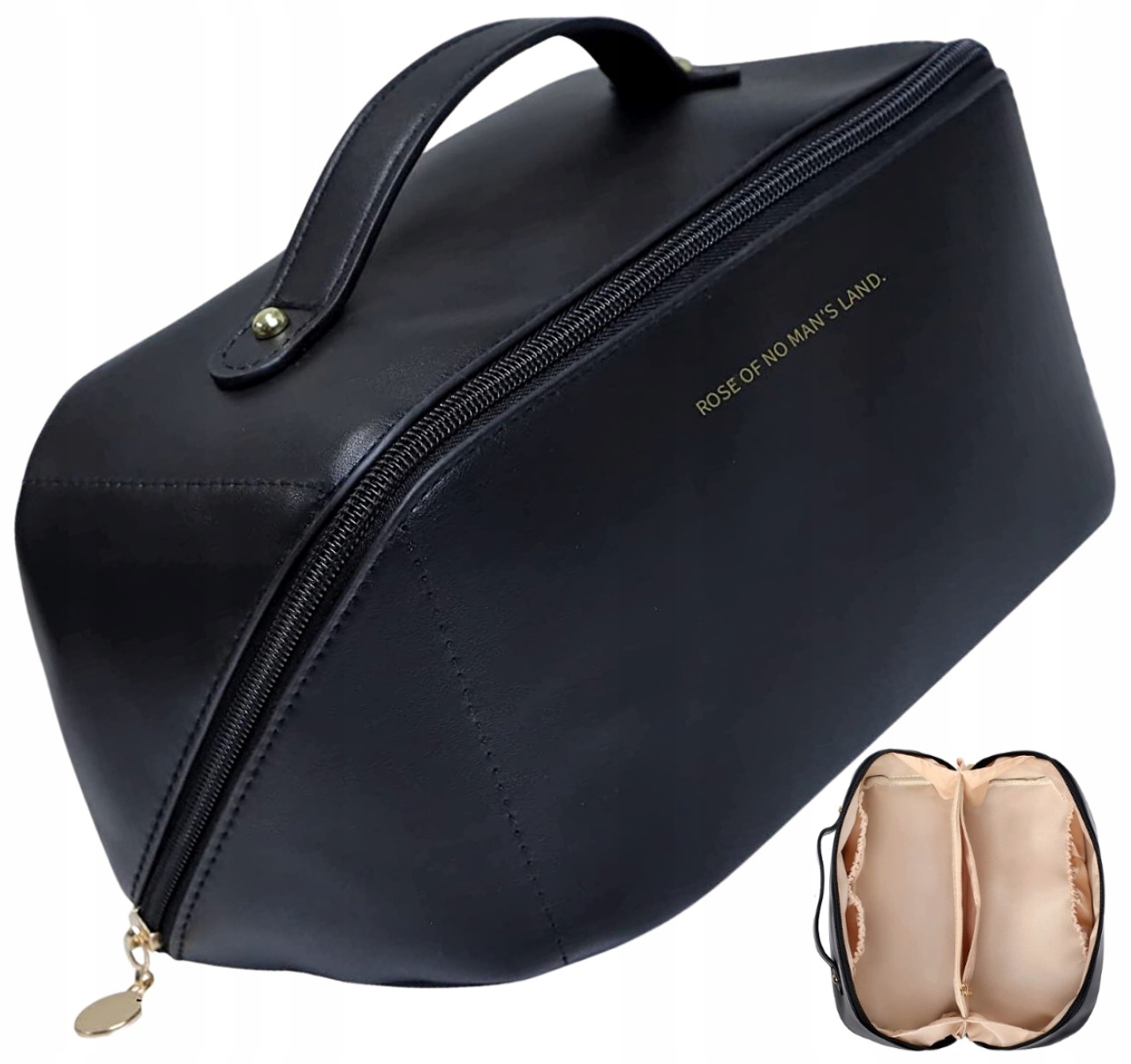 

Kosmetyczka rozkładana pojemny kuferek organizer