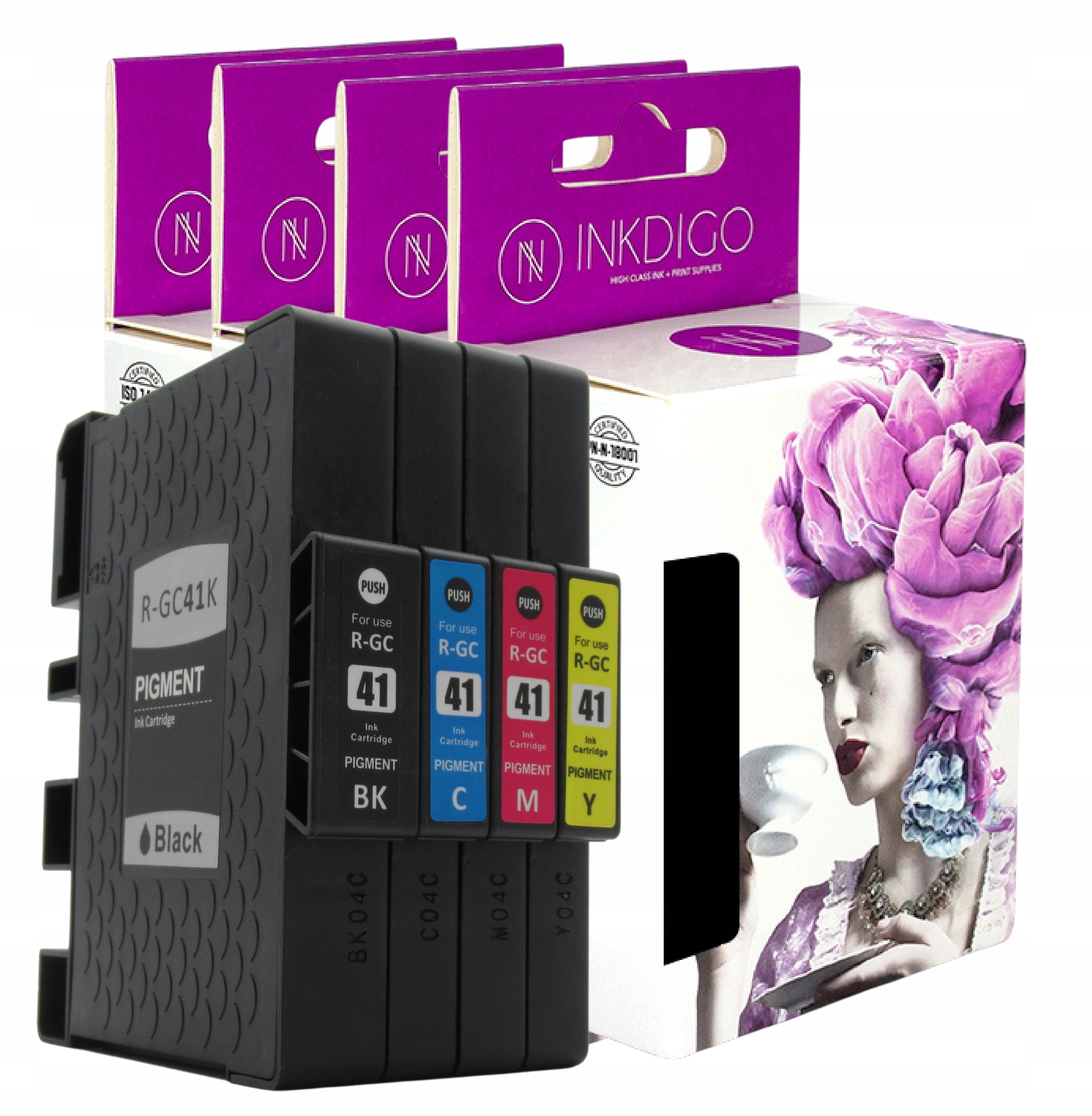 

4x Tusz GC-41 do Ricoh Sg 2100N 3100SNw 3110DN XL