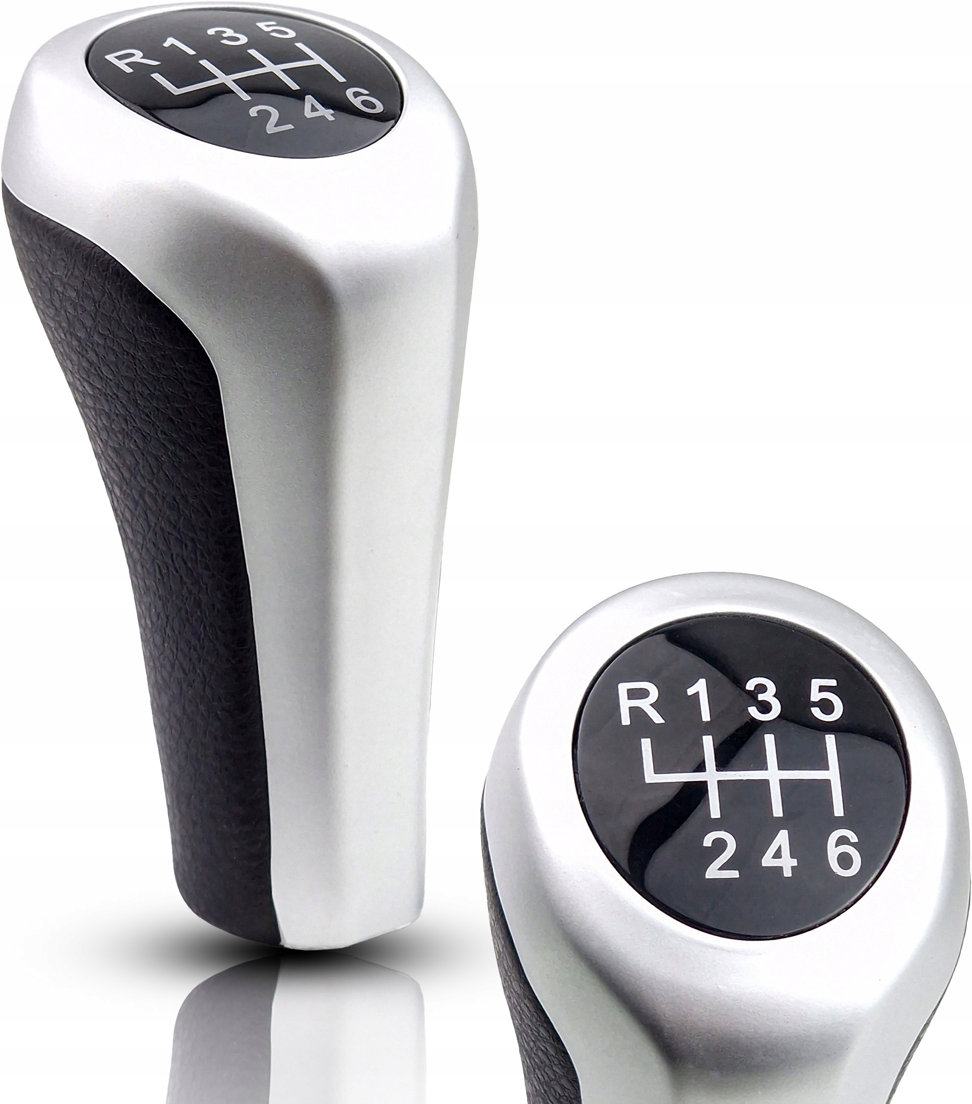 GAŁKA ZMIANY BIEGÓW SREBRNA BMW 5 E60 E61 1 E81 E87 3 E90 E91 X3 E83 X5 E53