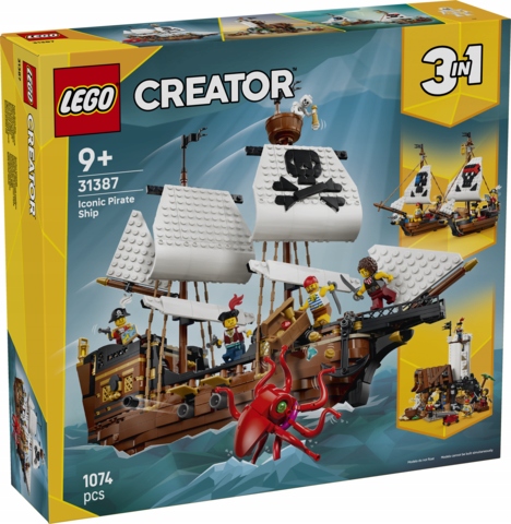 Lego Creator 3v1 Legendární Loď 31387