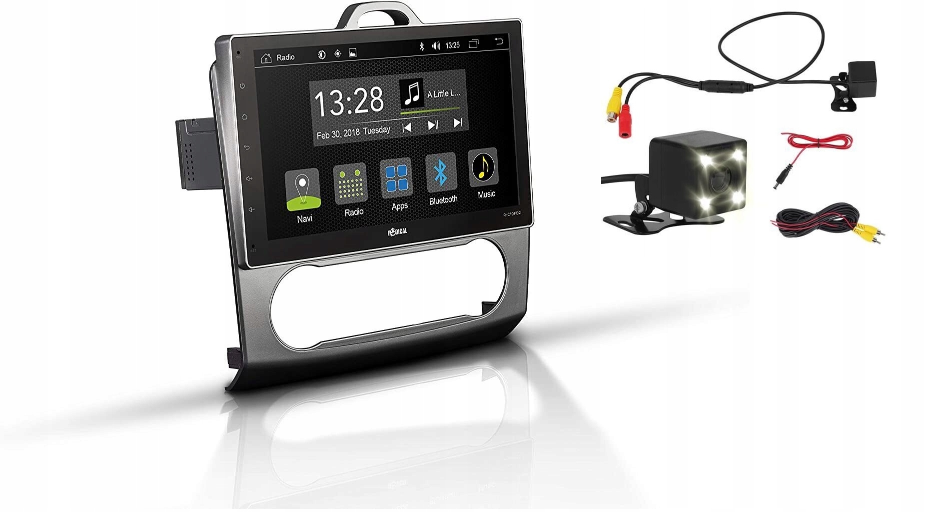 Radical R-C10FD2 Autorádio Ford Focus 2 Android Bluetooth kamera
