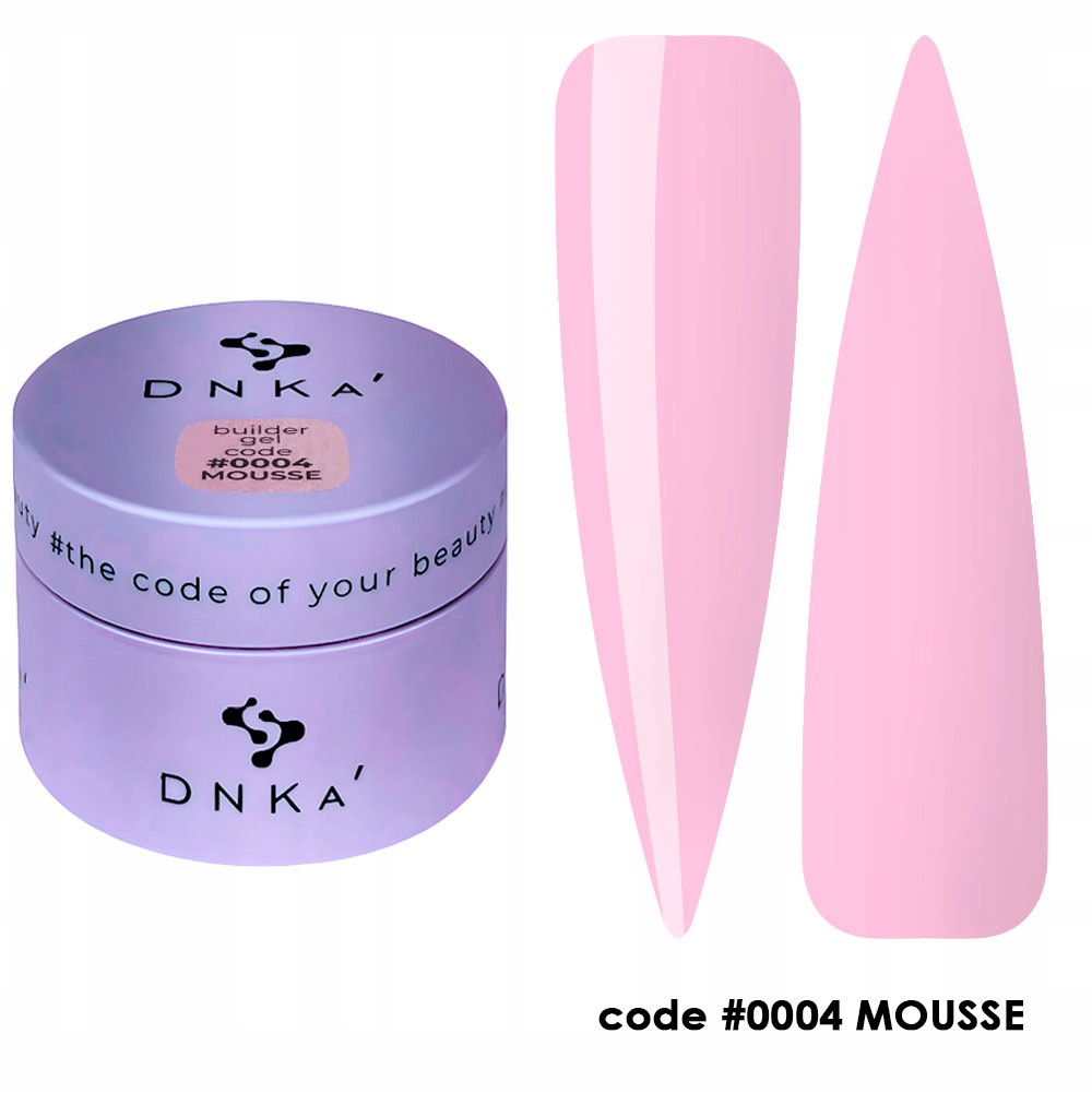 Stavební gel na nehty Dnka Builder Gel Mousse 30 ml #0004