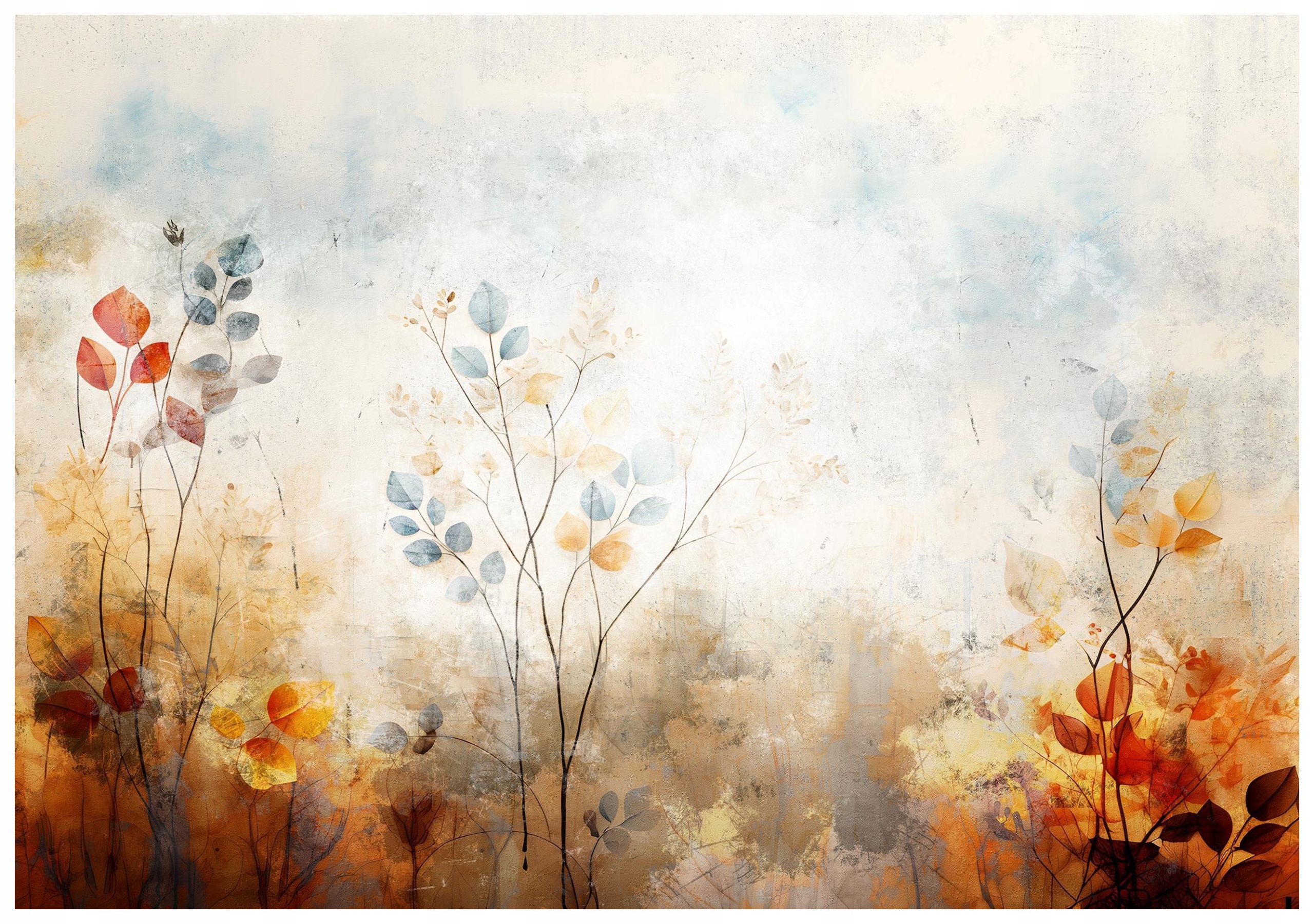 Fototapeta Listy minimalismus boho příroda na papíře 350x250 lepidlo