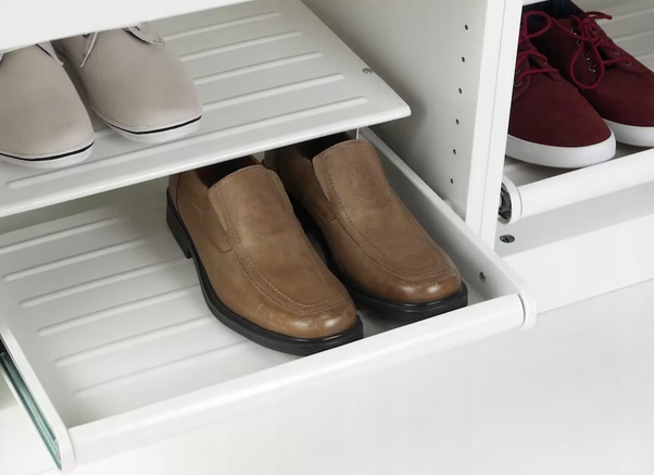 IKEA KOMPLEMENT Wysuwana półka na buty biały 50x58 cm EAN (GTIN) 8025746410