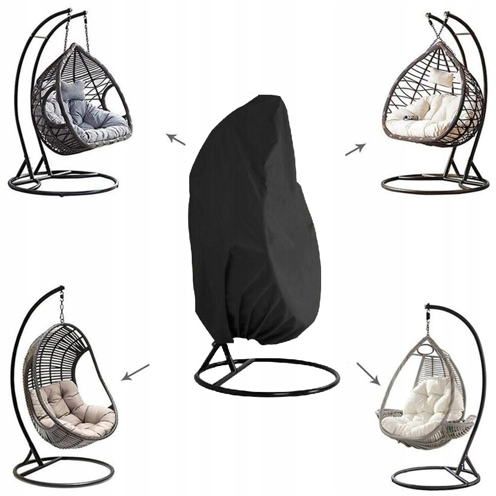 POKROWIEC NA FOTEL WISZĄCY KOKON HUŚTAWKA OGRODOWA Wysokość produktu 190 cm