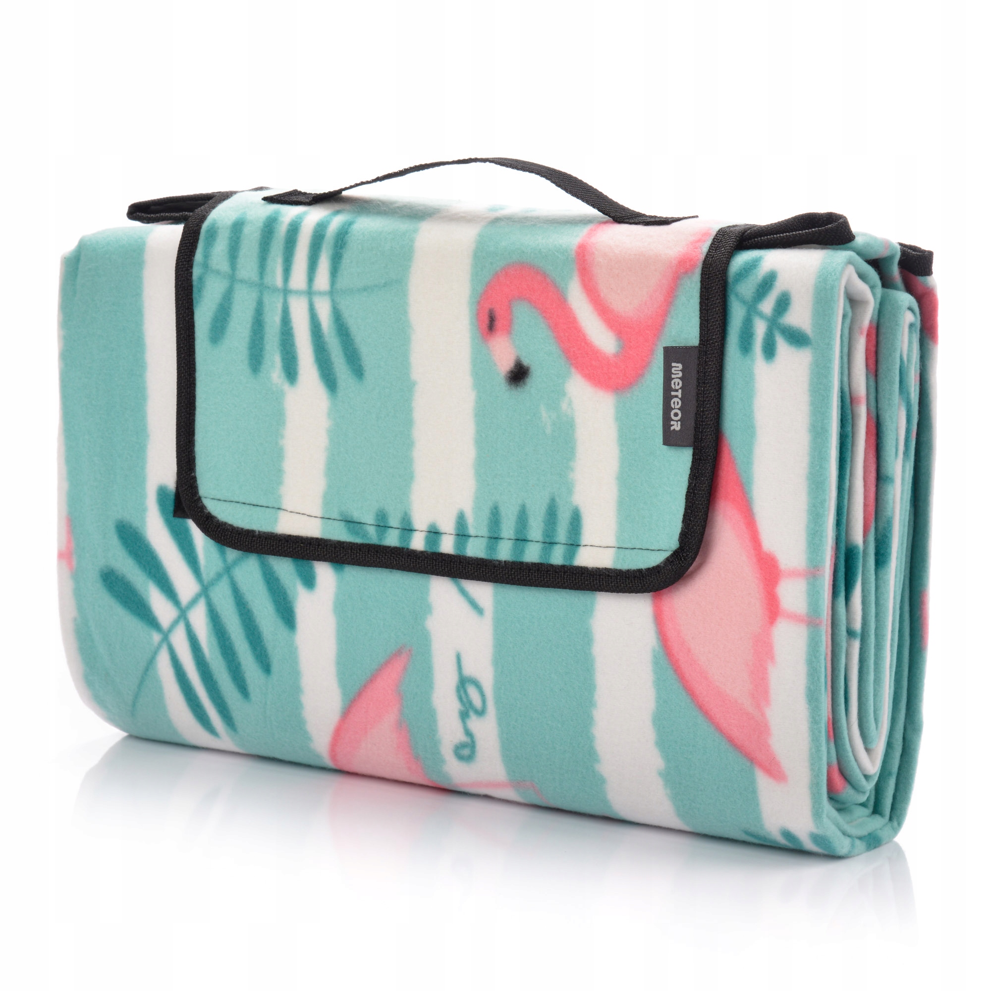 KOC PIKNIKOWY METEOR 150x190 ALU FLAMINGI 3 warstwowy kompaktowy na rzep Kod producenta 17171