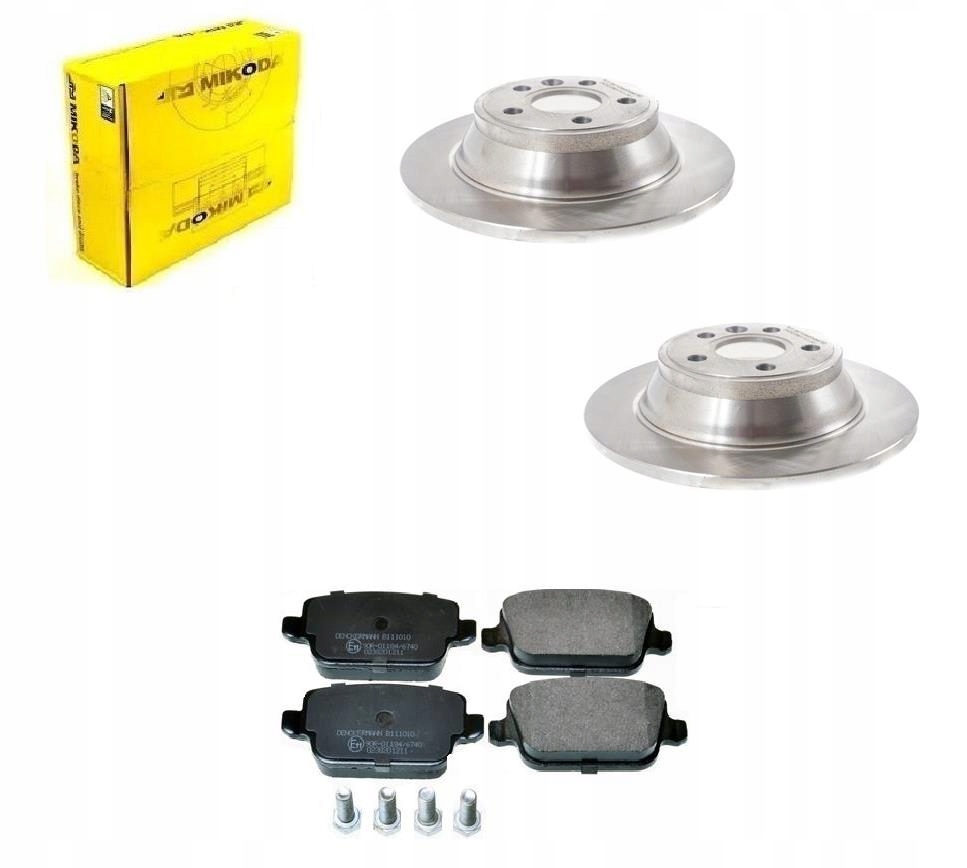 Kotouče Brzdového Kotouče Volvo S60 II Zadní 302 MM Sada.