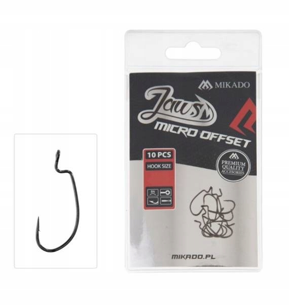 

Haczyk Jaws Micro Offset nr 10 op.10szt Mikado