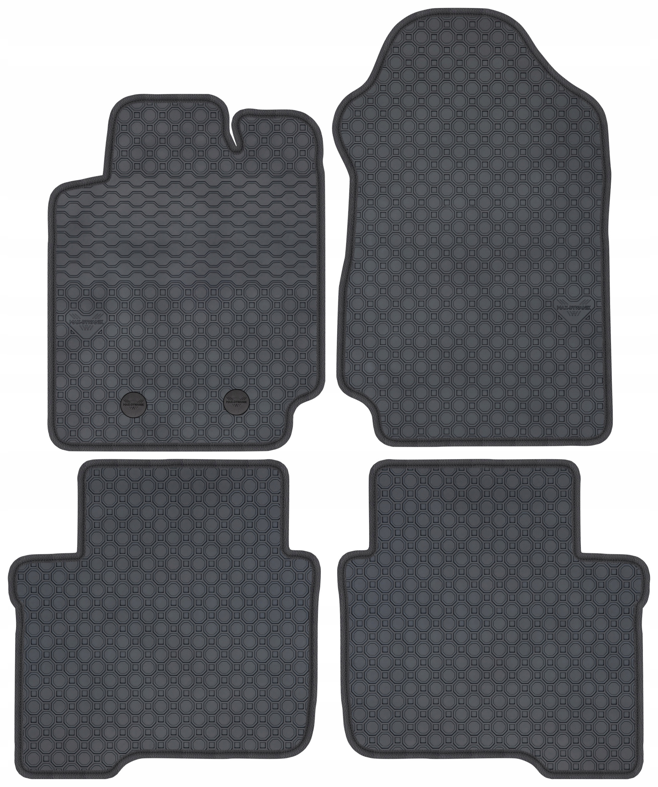 Ford Renger V 2015-2022 Dywanik gumowe PrimeLiner - Czarne Producent Max-Dywanik