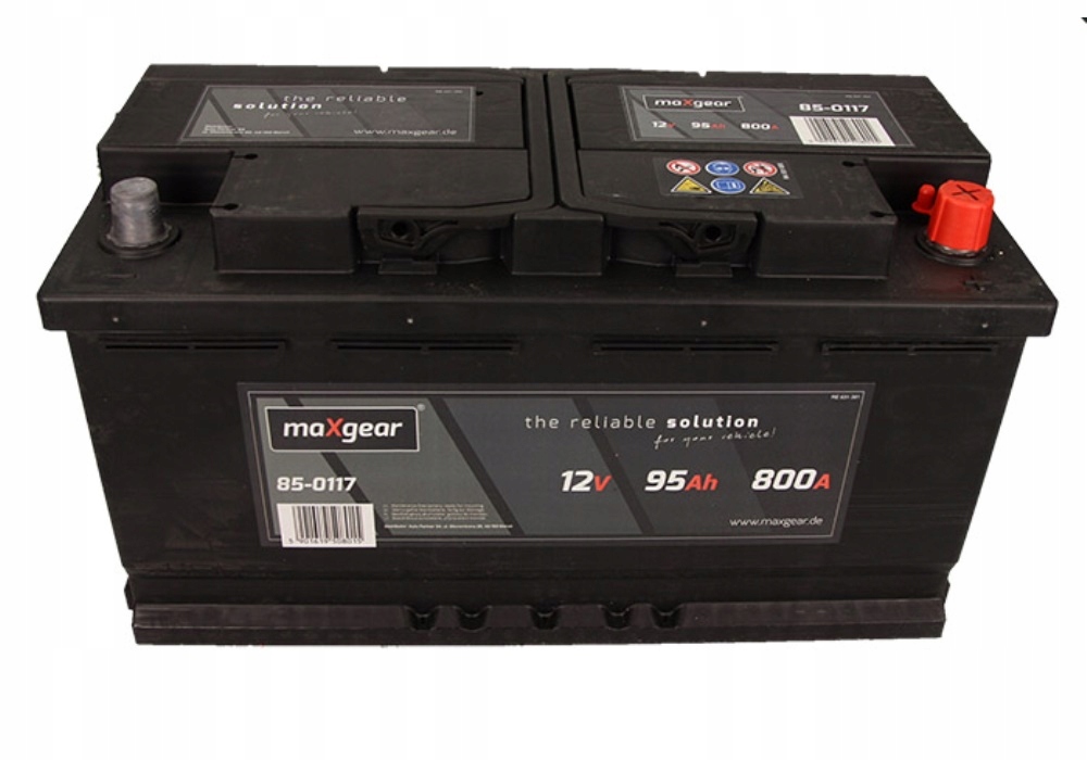 

85-0117 Akumulator 12V 95AH/800A L- 353X175X190 5