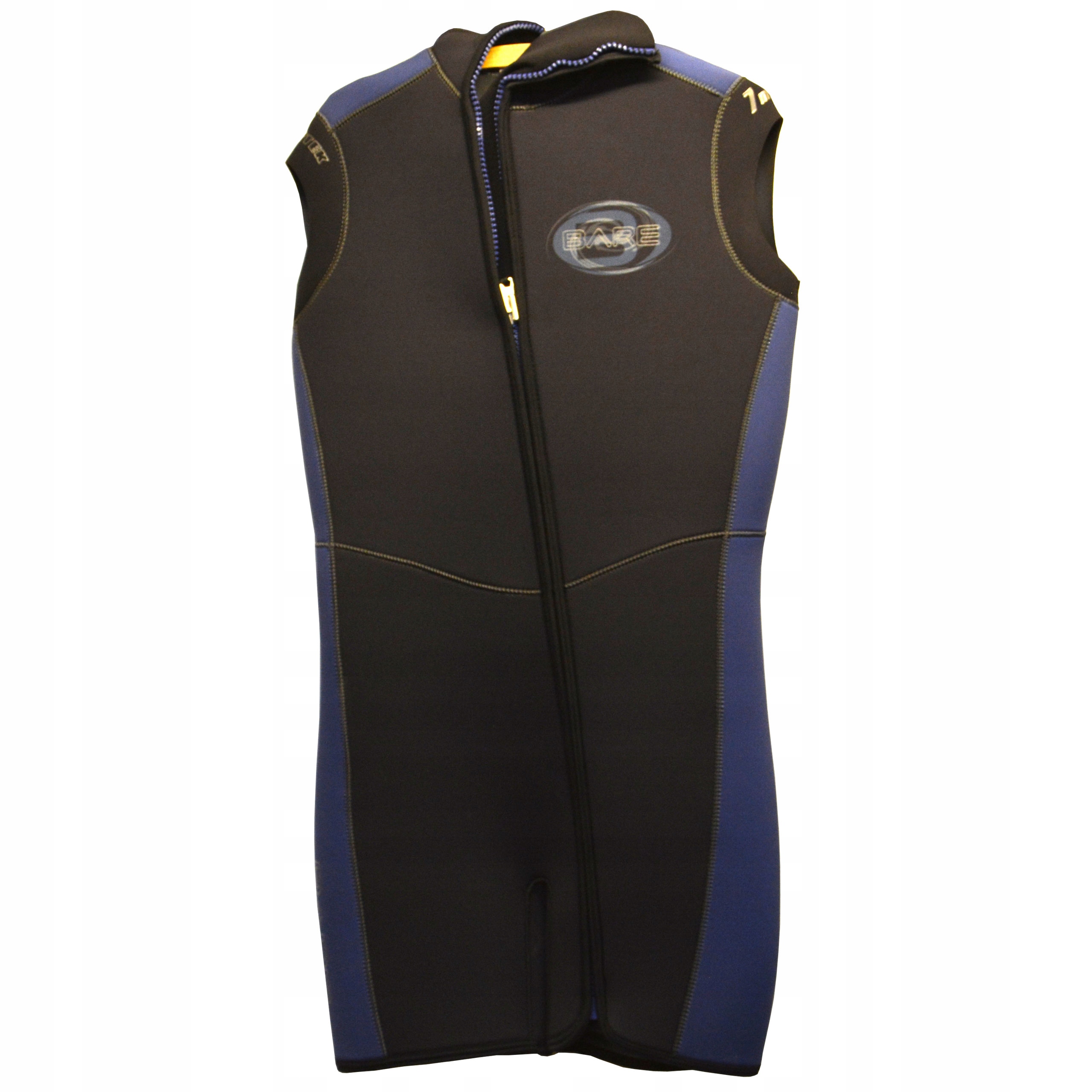 Oteplovač s kapucí krátká pěna Bare Elastek 7 mm pánský Mlt modrý