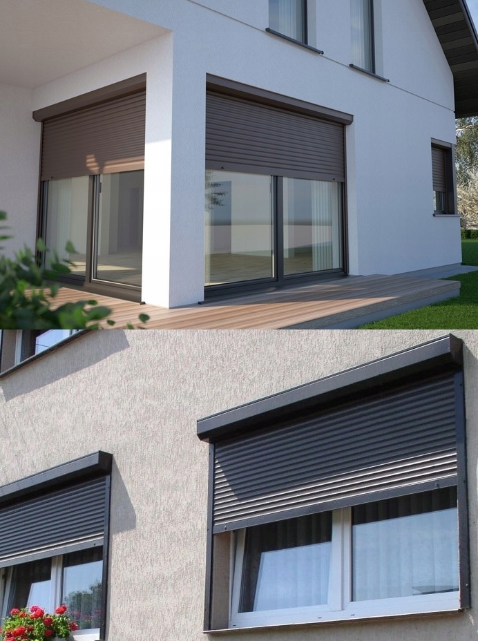 Rolety zewnętrzne ręczne 130x220 kolory Marka AMIDEX