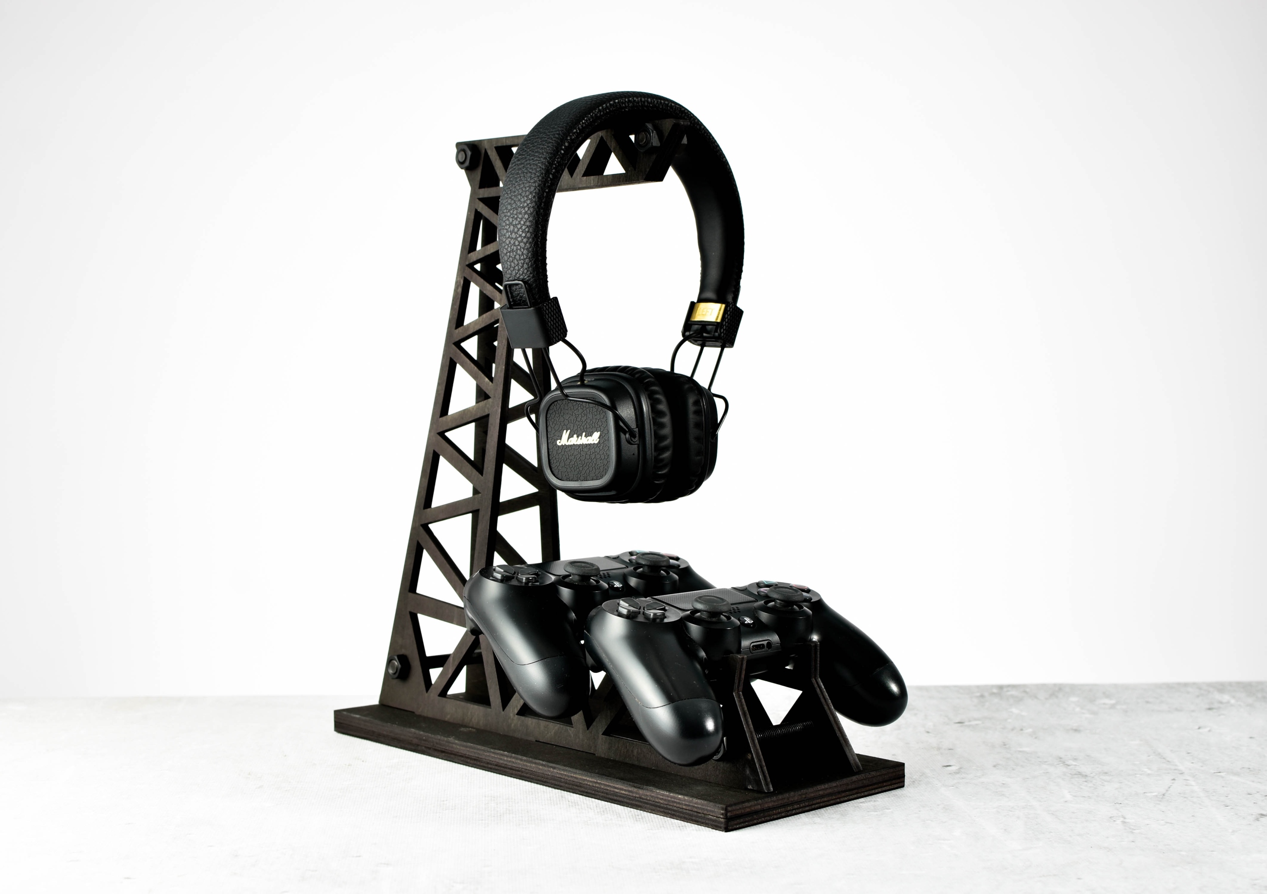 Stojan pady sluchátka stojan konzoly ps4 ps5 xbox organizér držák stativ