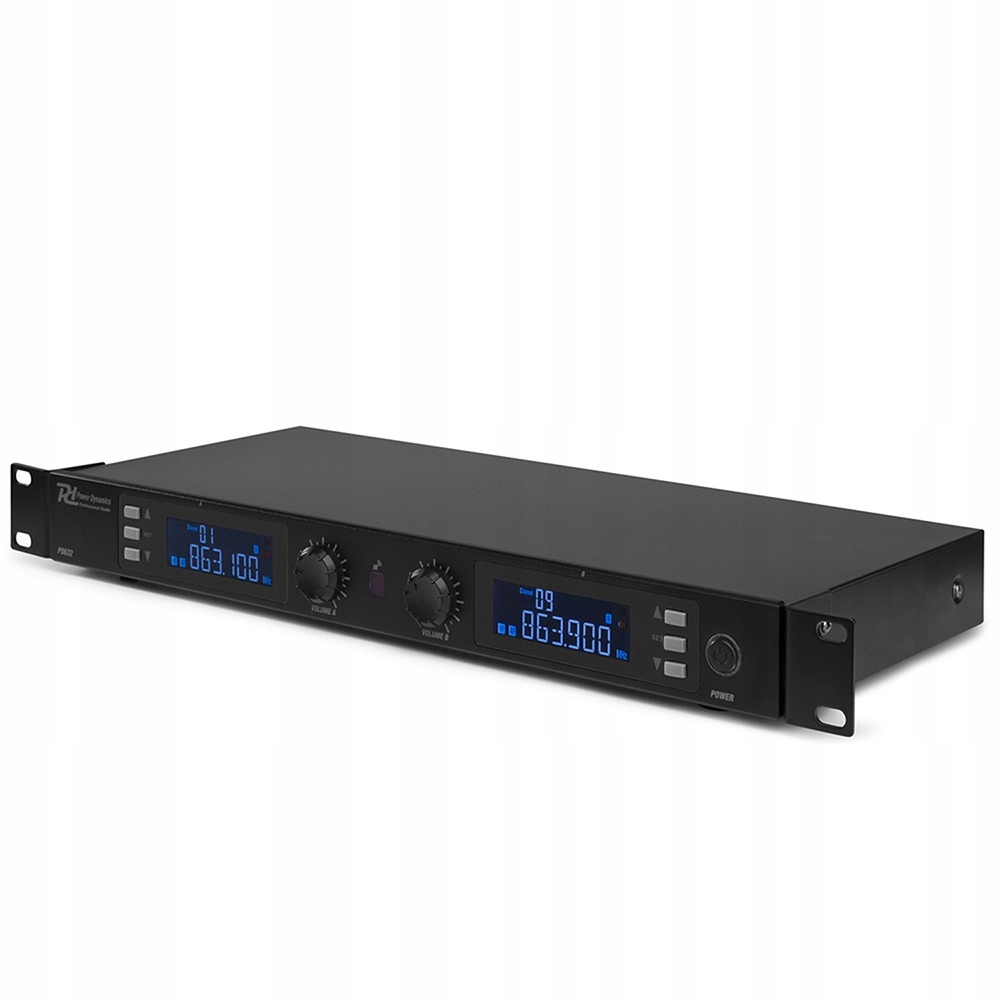 ZESTAW MIKROFONÓW BEZPRZEWODOWYCH UHF 20 KANAŁÓW Model PD632C 2x