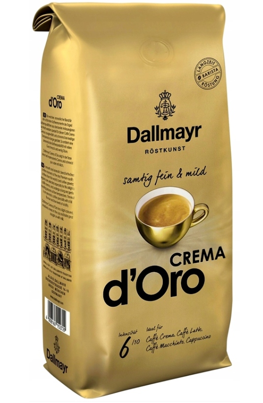 Levně Dallmayr Crema D'Oro káva 1 kg Dovoz z Německa