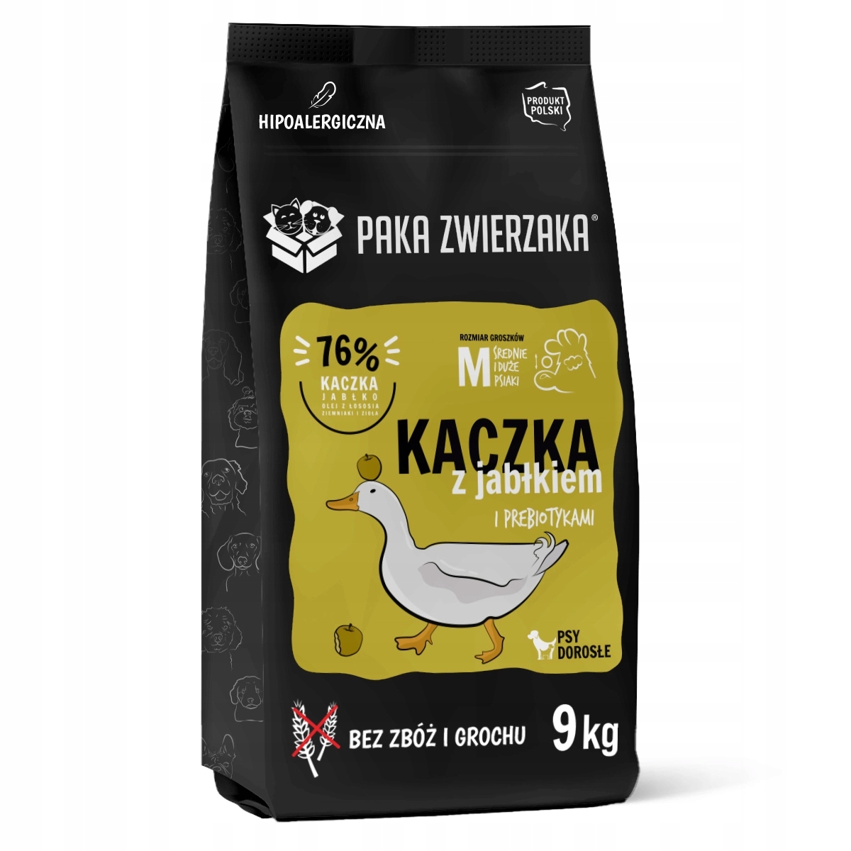 Levně Paka Zwierzaka Seventh heaven Kachna s jablkem (duck & apple) 9 kg