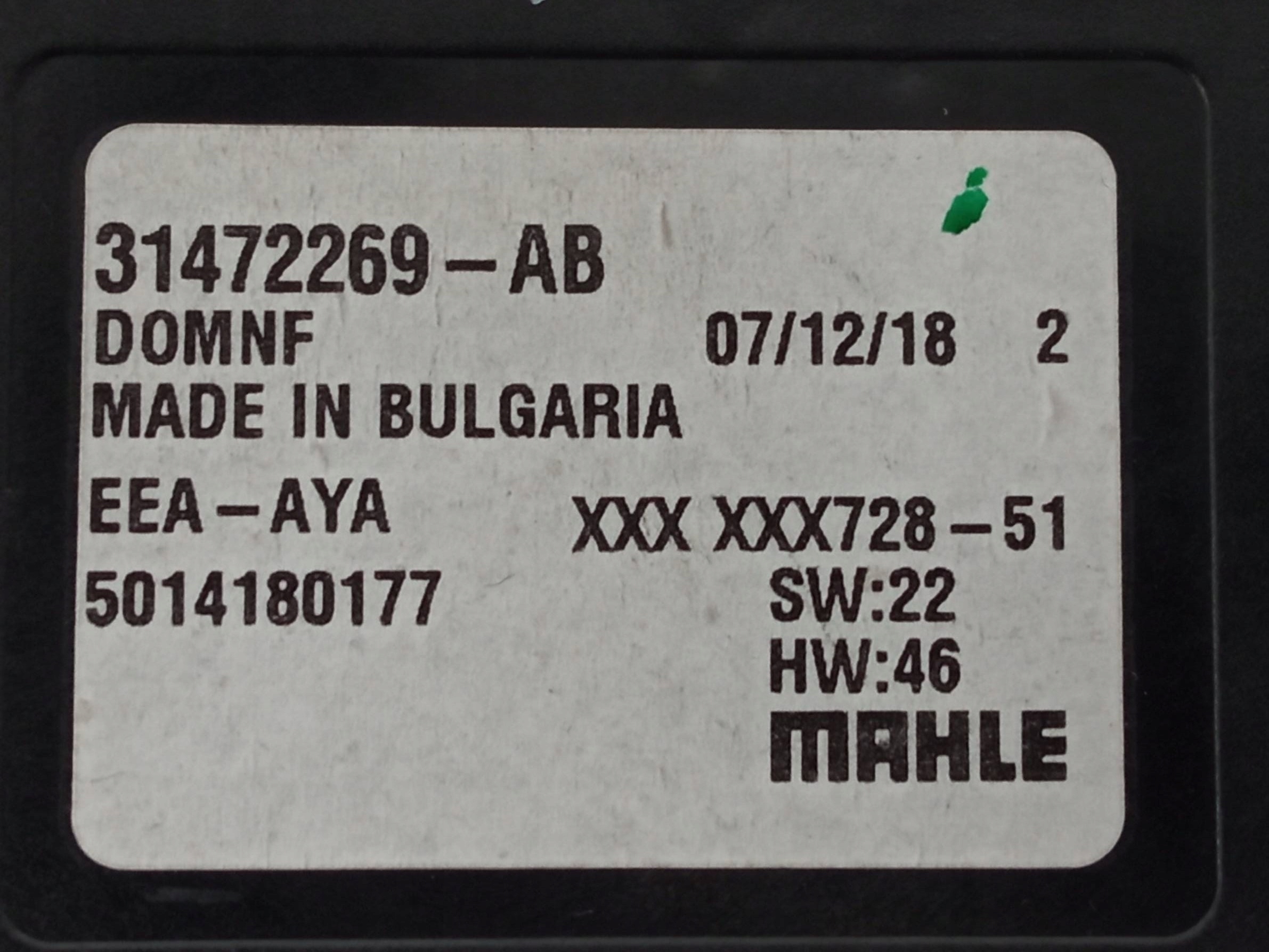 modul klimatizaci 31472269 Volvo V60 II (2018- )