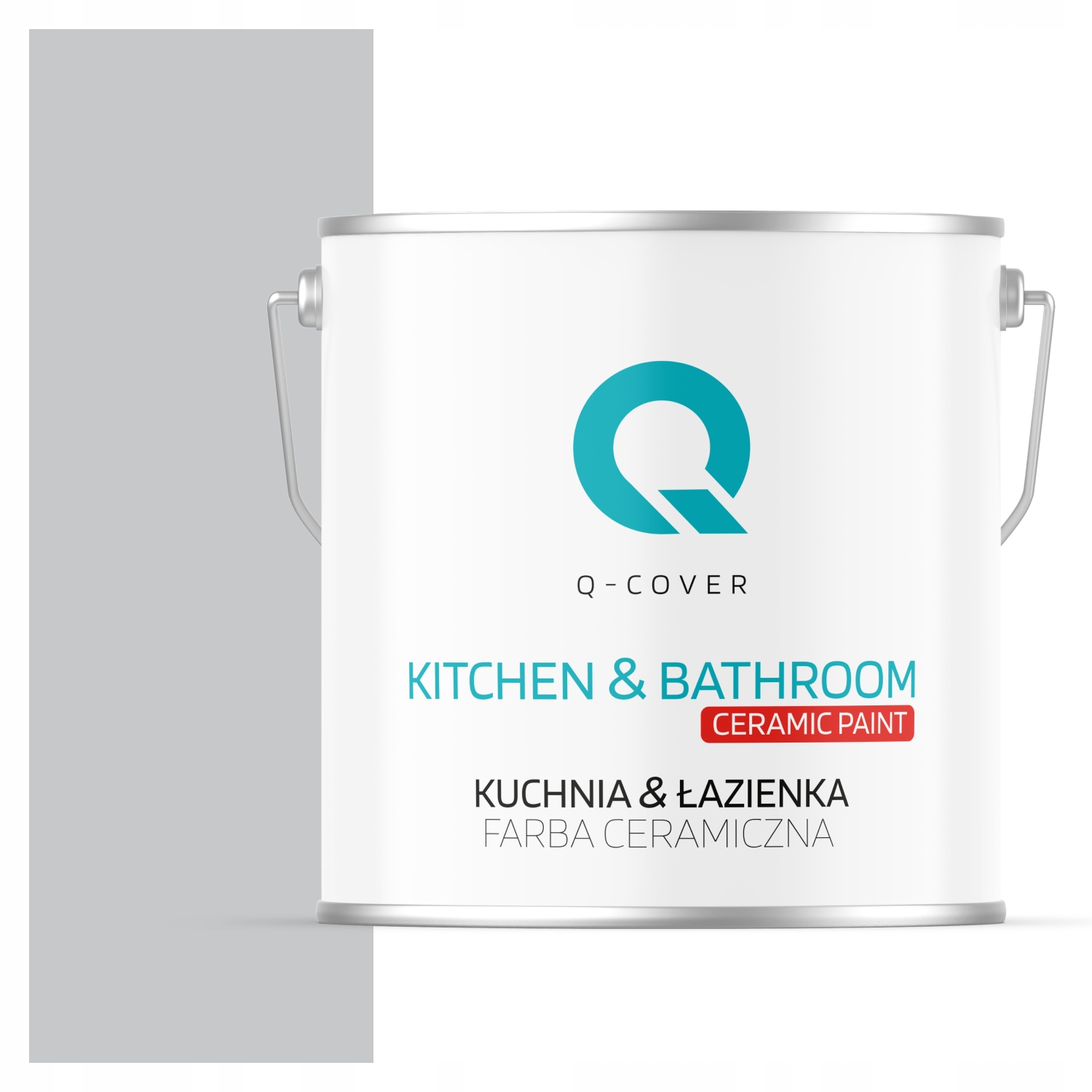 Farba Kúpeľňa Kuchyňa Vodotesná Farba Šedá Svetlá H1061 Hlboká Matná 5 L