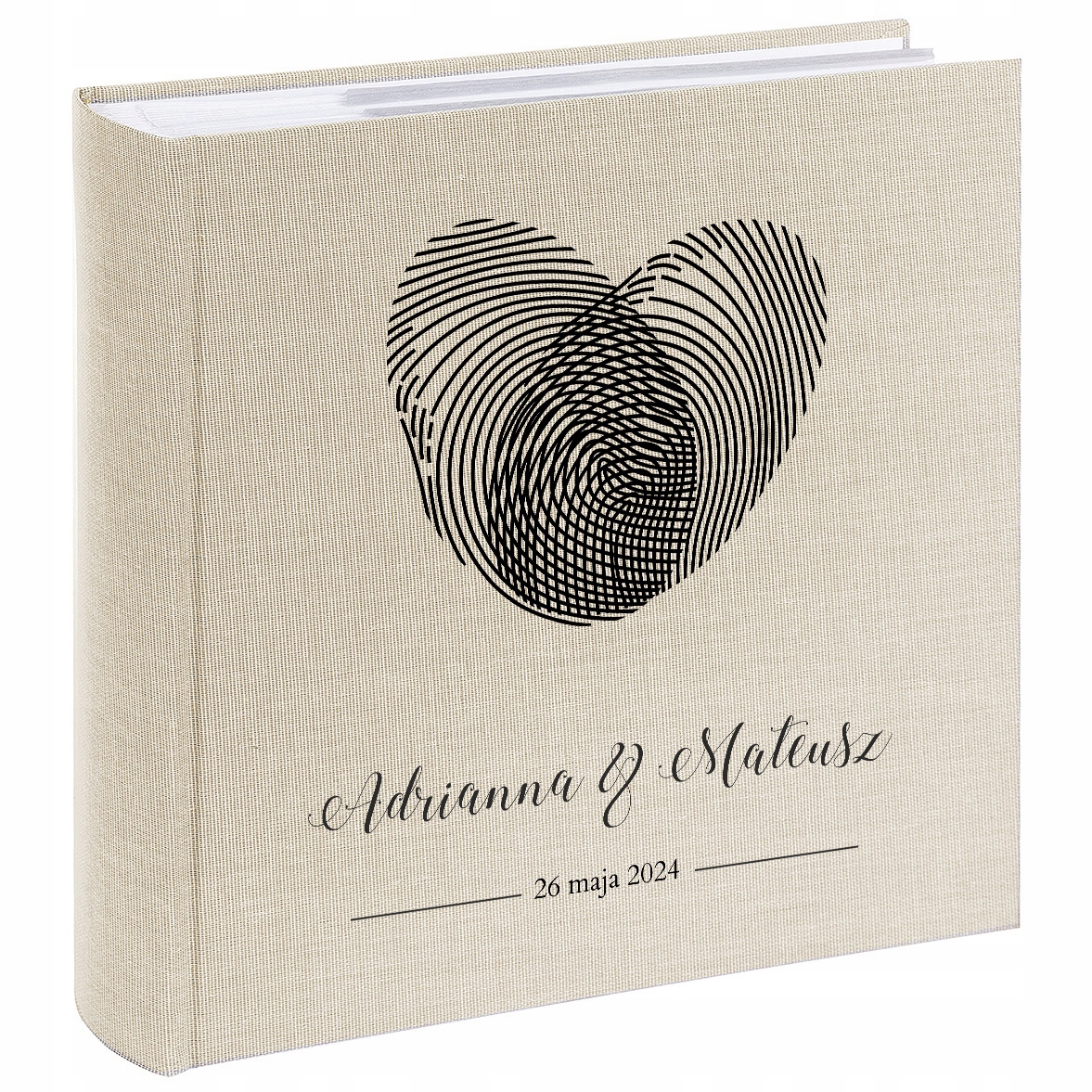 Album na svatební fotografie 10x15 200 Váš text Tisk na Svatba Goldbuch