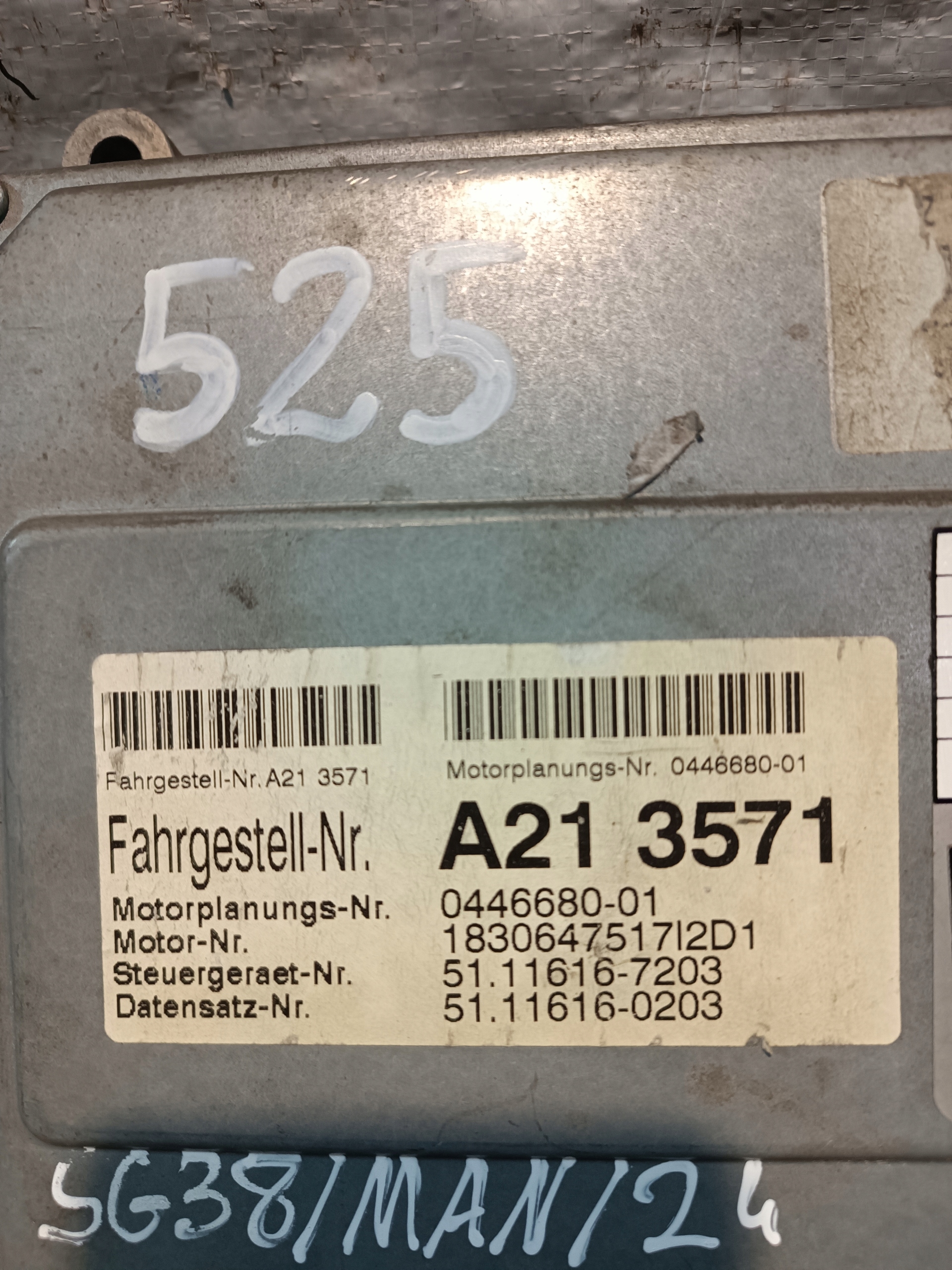 computer Centralina MAN A21 3571