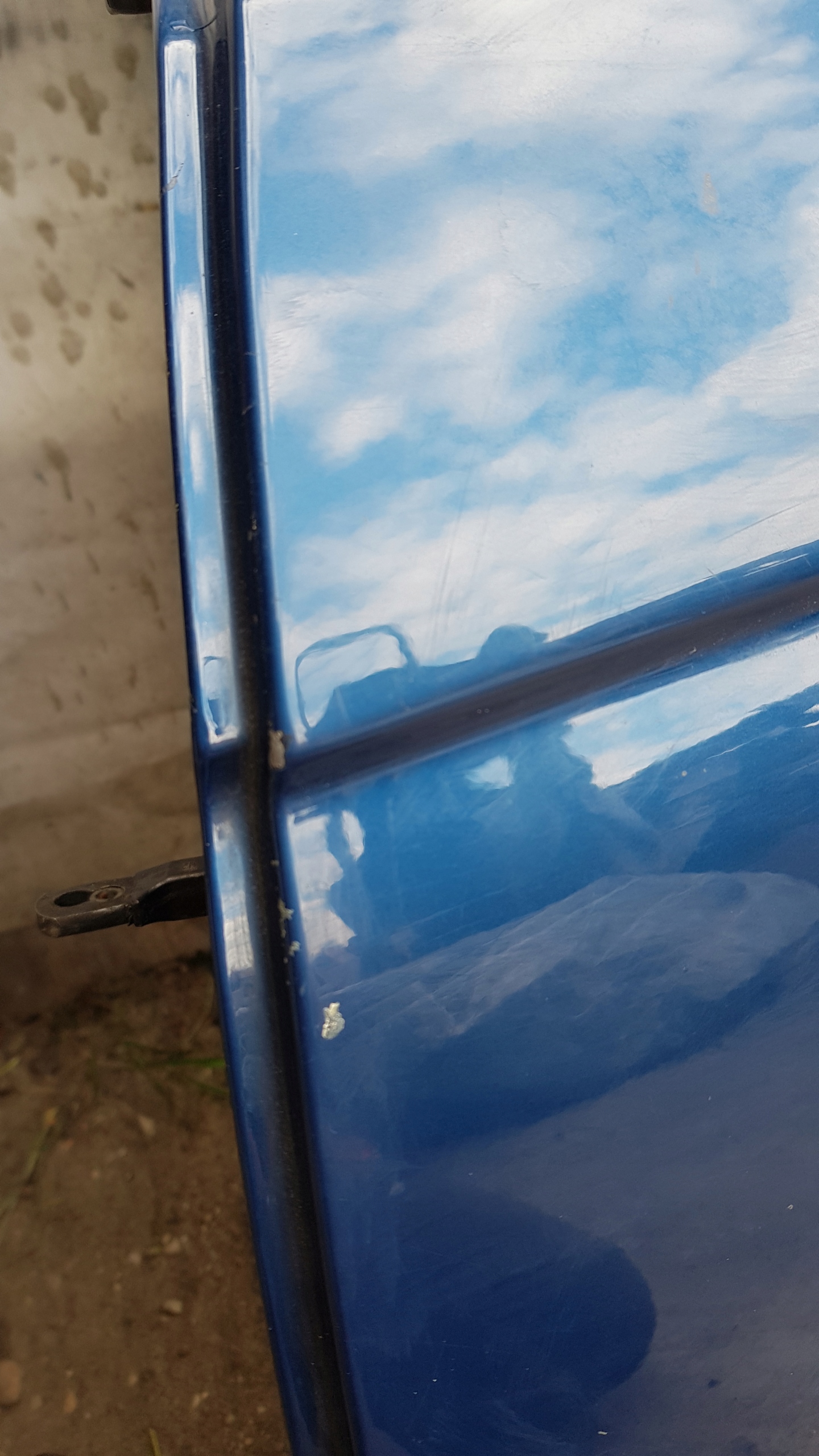 BMW E39 TOPASBLAU Tür links heck TOURING