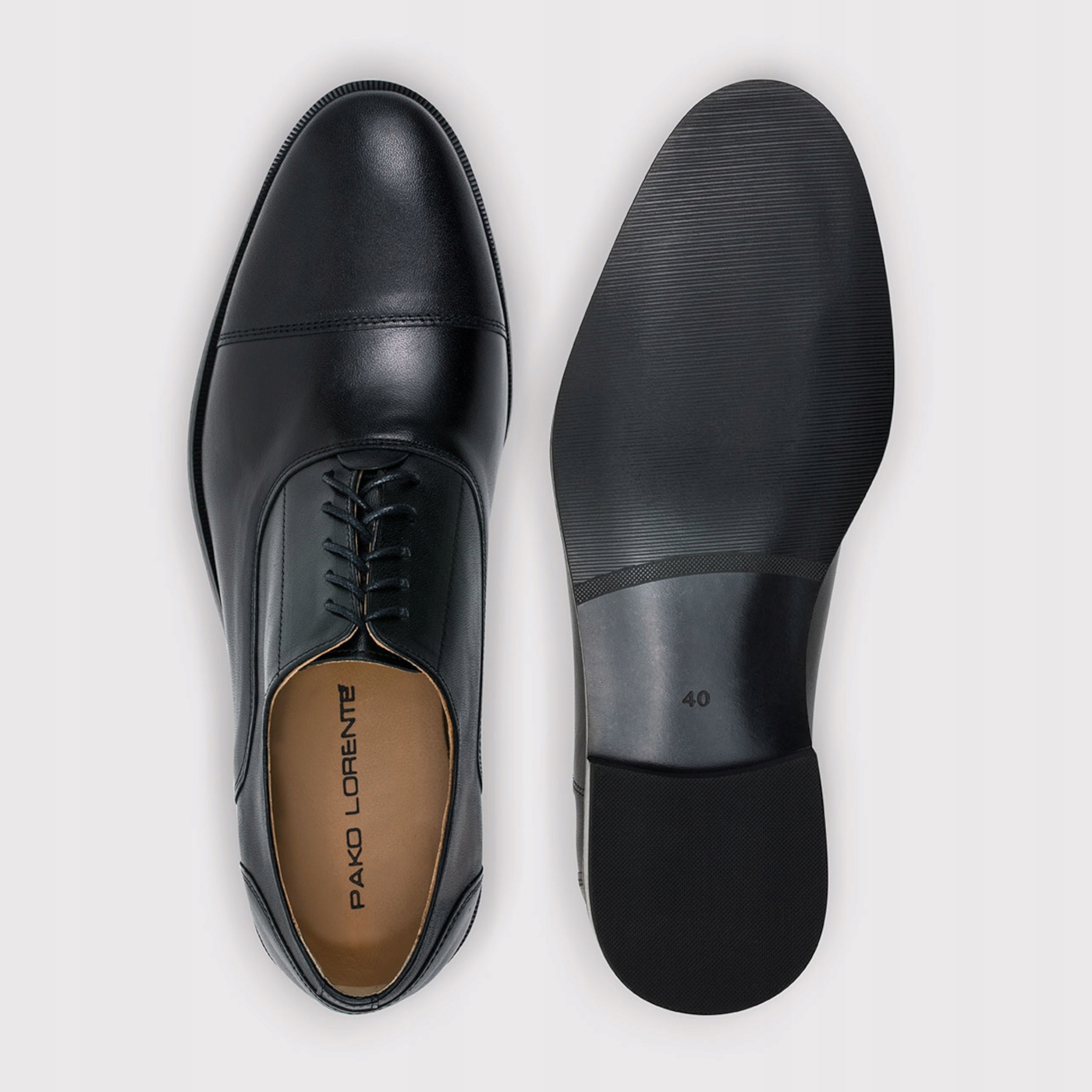 Černé elegantní pánské basic boty Pako Lorente 41