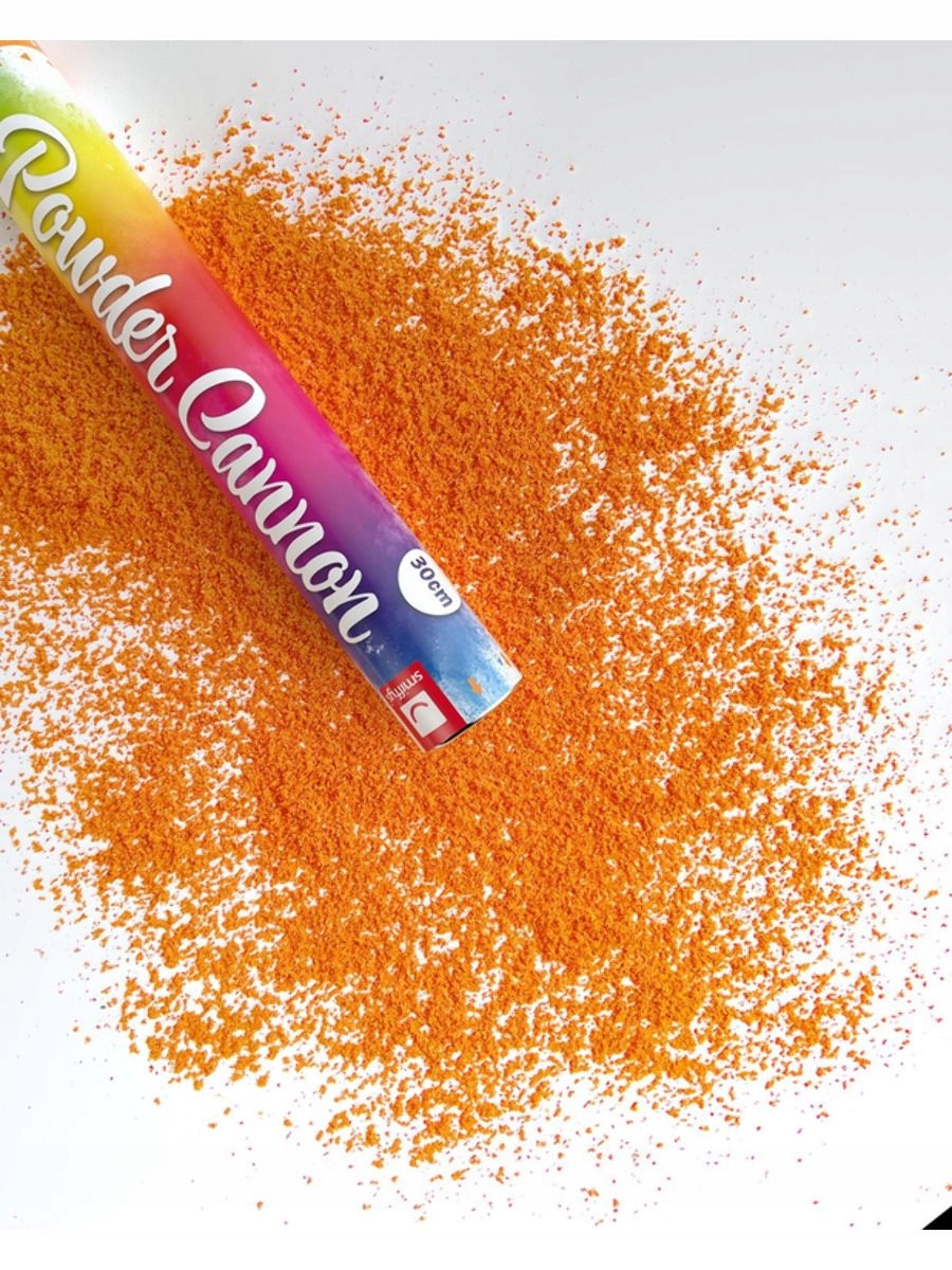 

Proszek Holi Pomarańczowy jak konfetti Tuba 30cm
