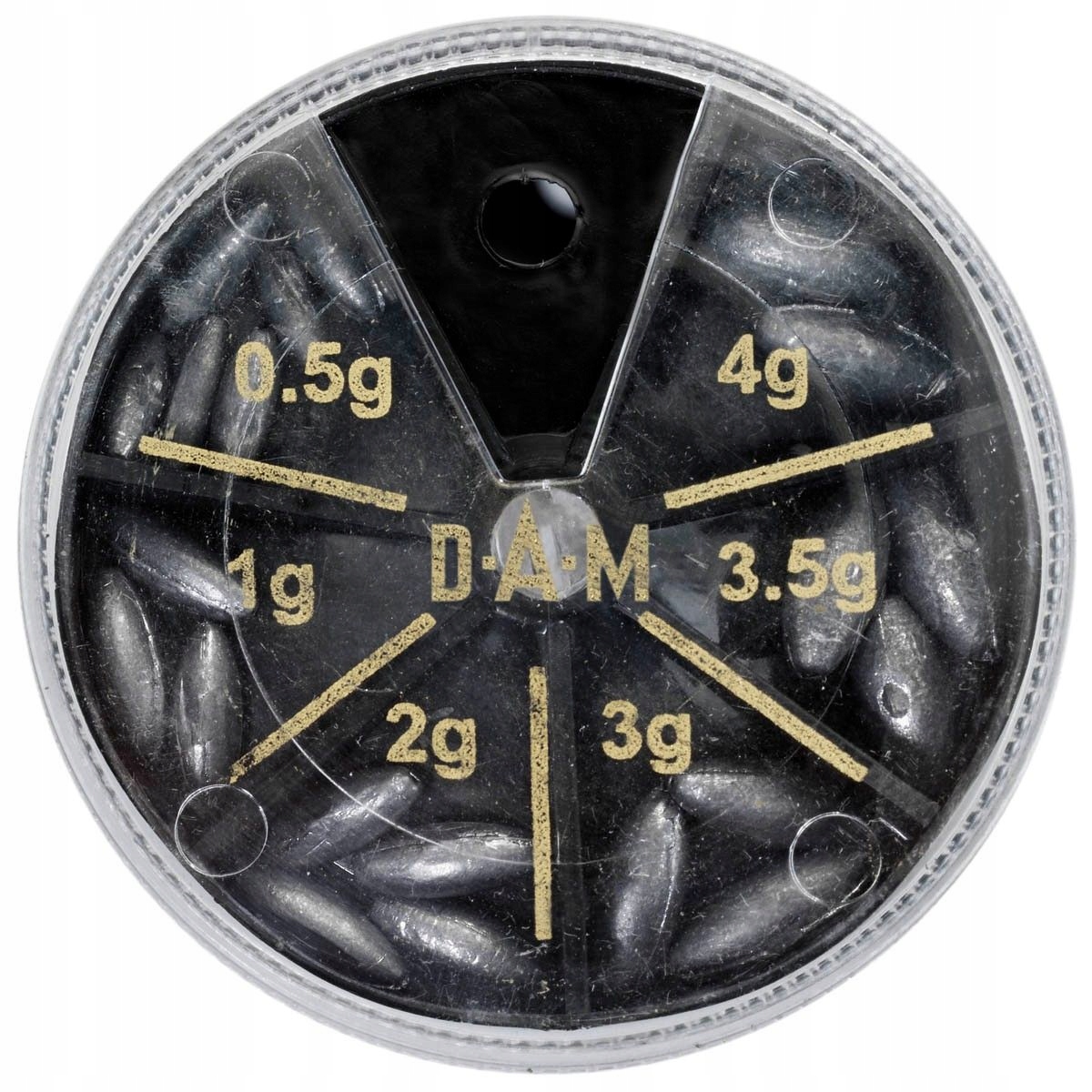 Zestaw ciężarków DAM Olive Lead Dispenser 80g