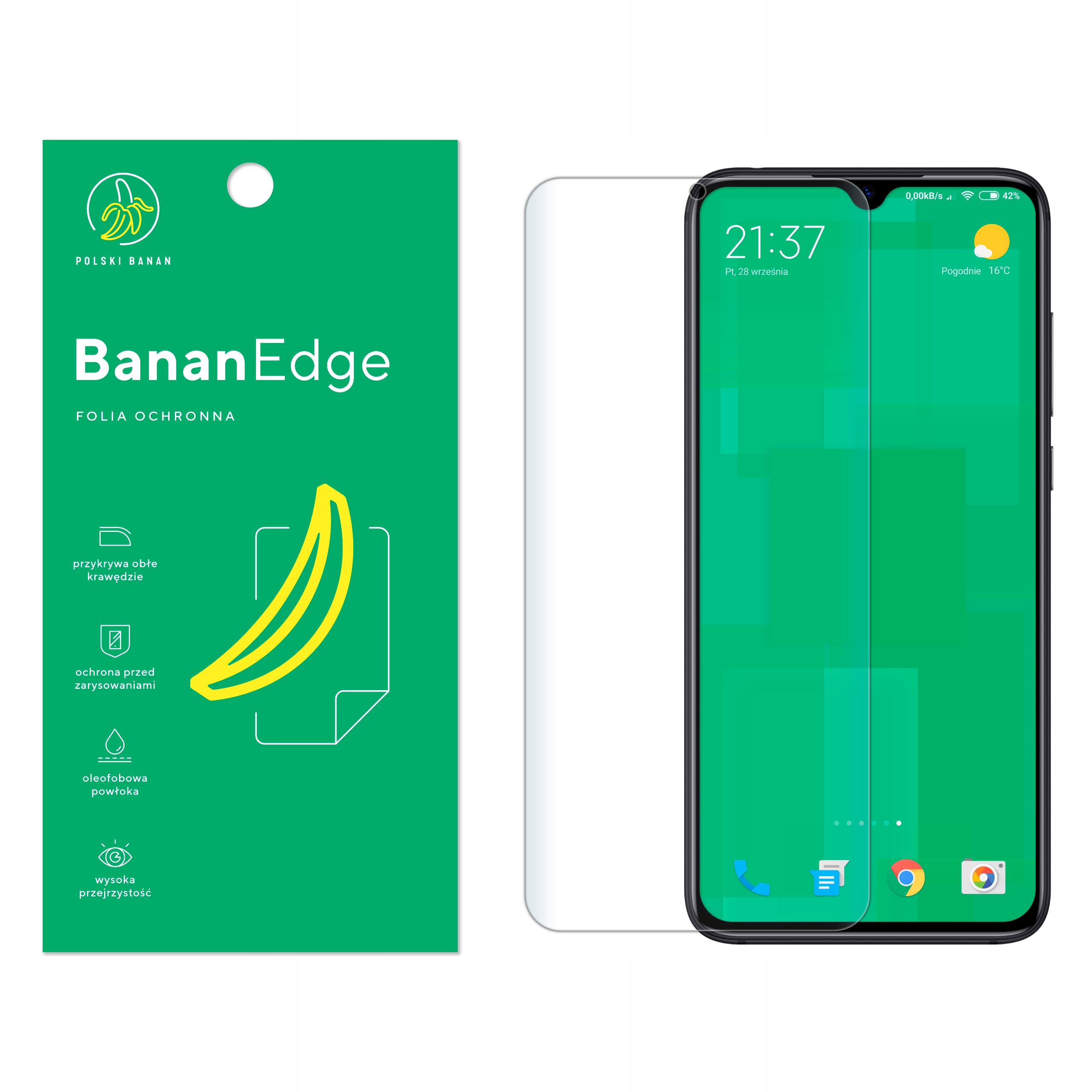

Folia Ochronna Polski Banan do Xiaomi Mi 9 Lite