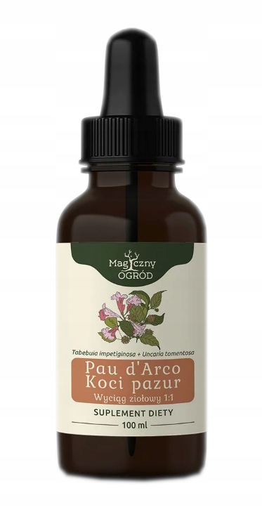 

Krople Nanga Pau d'Arco koci pazur 100 ml odpornoś