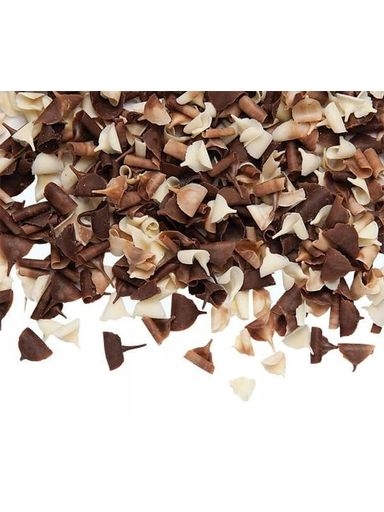 Levně udanewypieki Posypka Čokoládové Hobliny Smíšené Duo 50 g