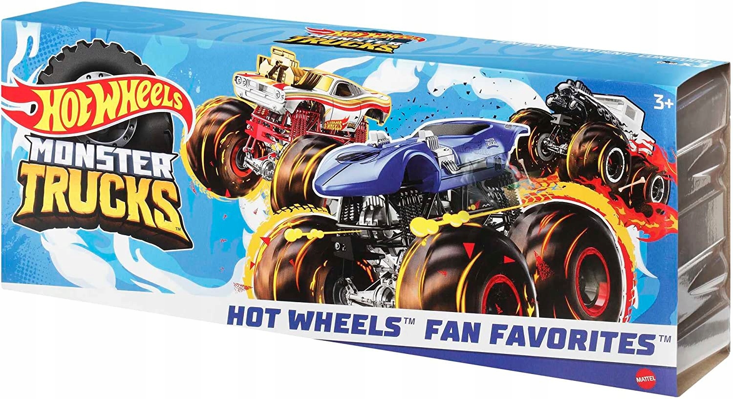 

Hot Wheels Monster Truck 3 auta Fan Favorites