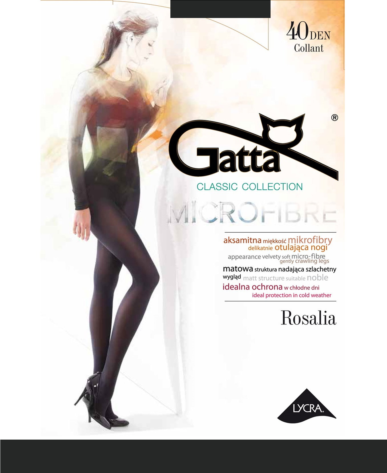 

Gatta Rosalia 40 Rajstopy damskie Mf 2-S Fumo