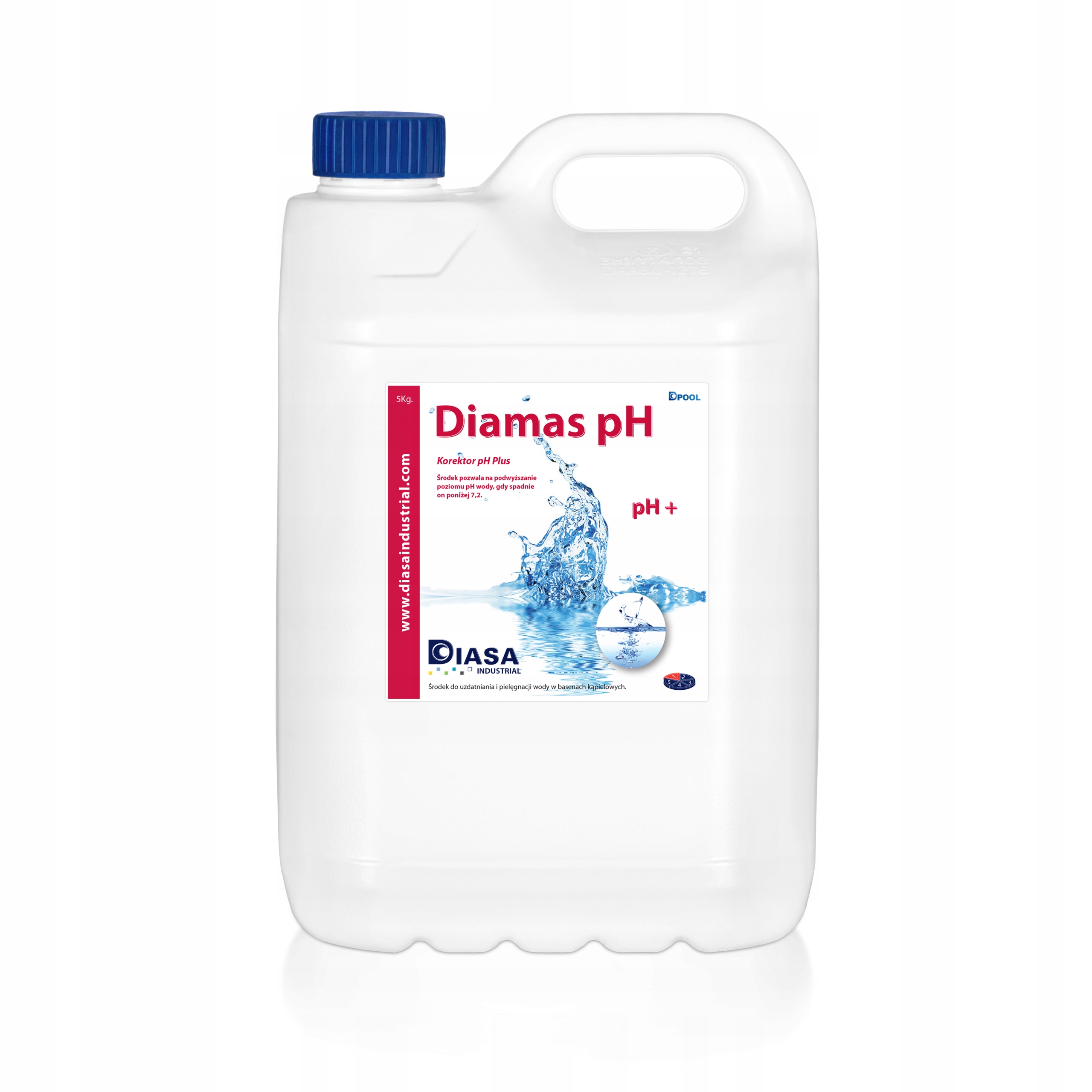 

Ph Plus Chemia do Basenu Jacuzzi Spa Diasa pH+ 5L