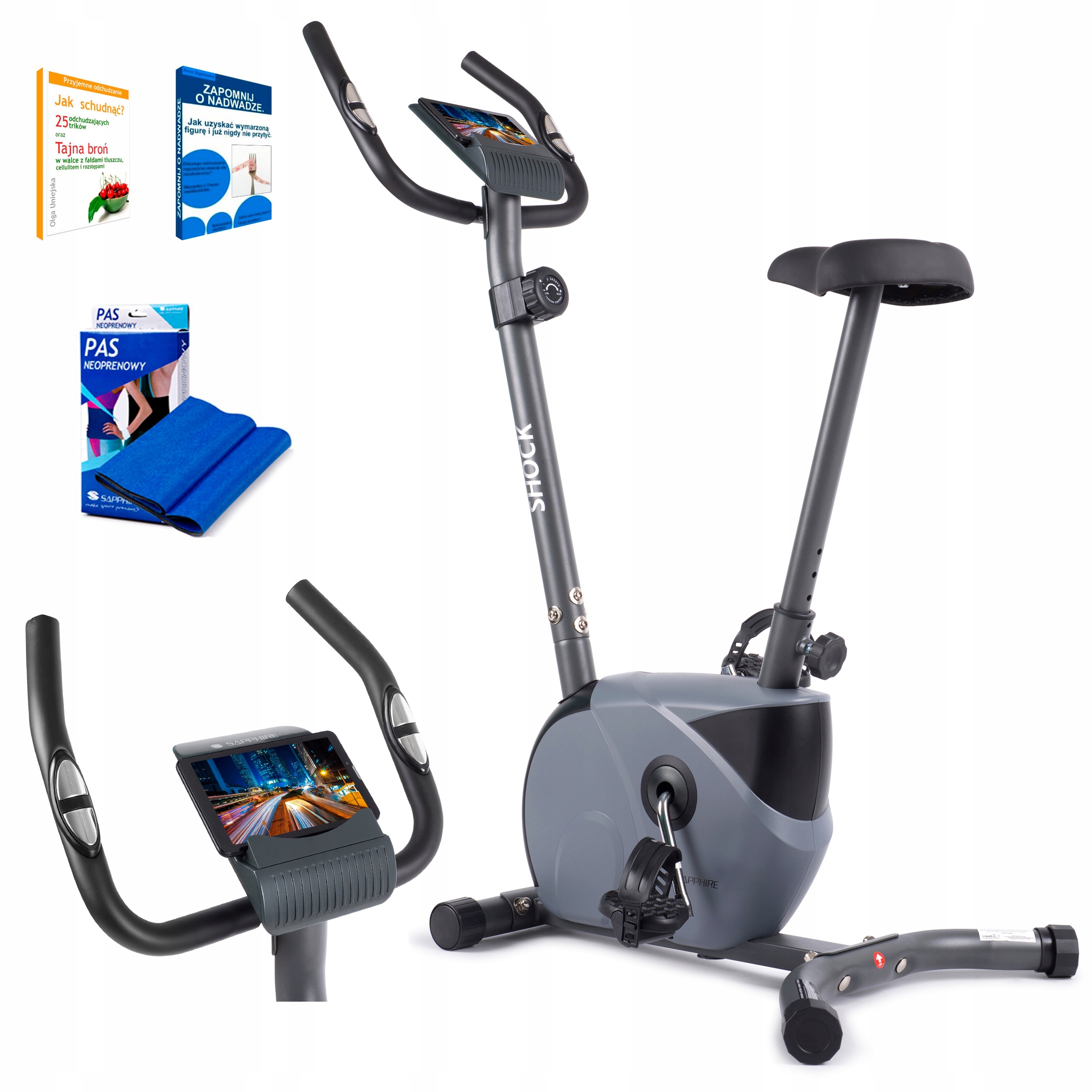 

Rower treningowy magnetyczny Sg Shock stacjonarny