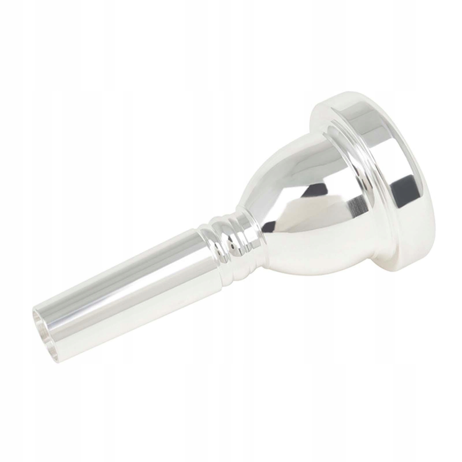 Trombone Mouthpiece Portable Professonal Argent Marka bez marki