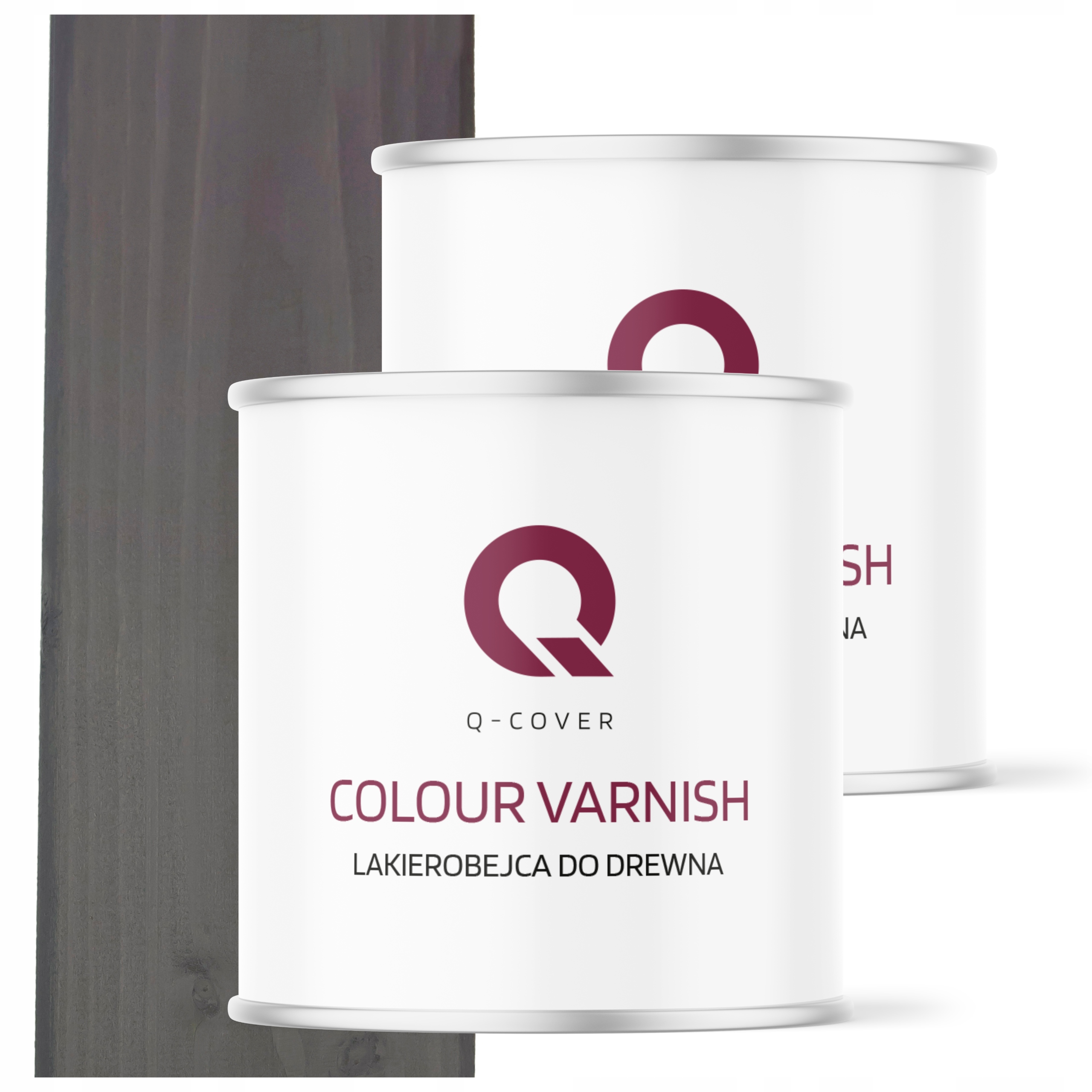 Lakierobejca na drevo záhradného nábytku Dekoratívna antracitová saténová 2,5L Uv