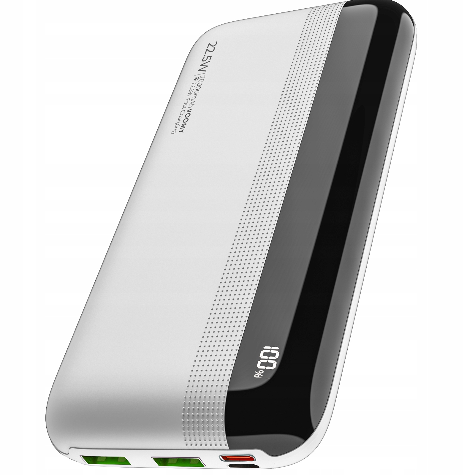 Voomy Charge P20 20000mAh Powerbank 22.5W Usb-c szybkie ładowanie Biały