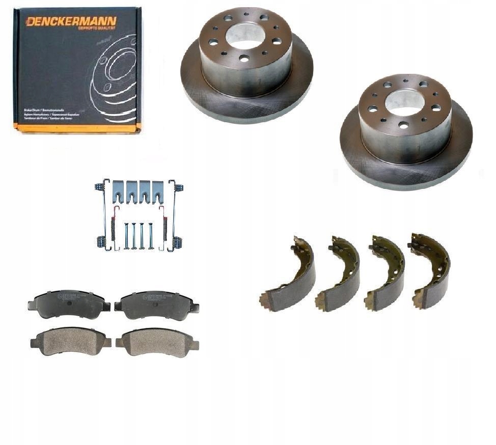 Kotouče Kostky Čelisti Ducato Jumper Boxer 2006- Zadní 280MM 1.7T 79 Sada