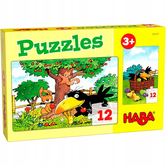 

Puzzle w ogrodzie Haba od 3 lat 2 x 12 części
