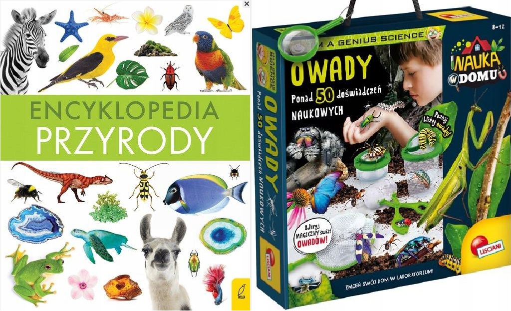 Encyklopedia przyrody Genius Science Nauka w domu Owady